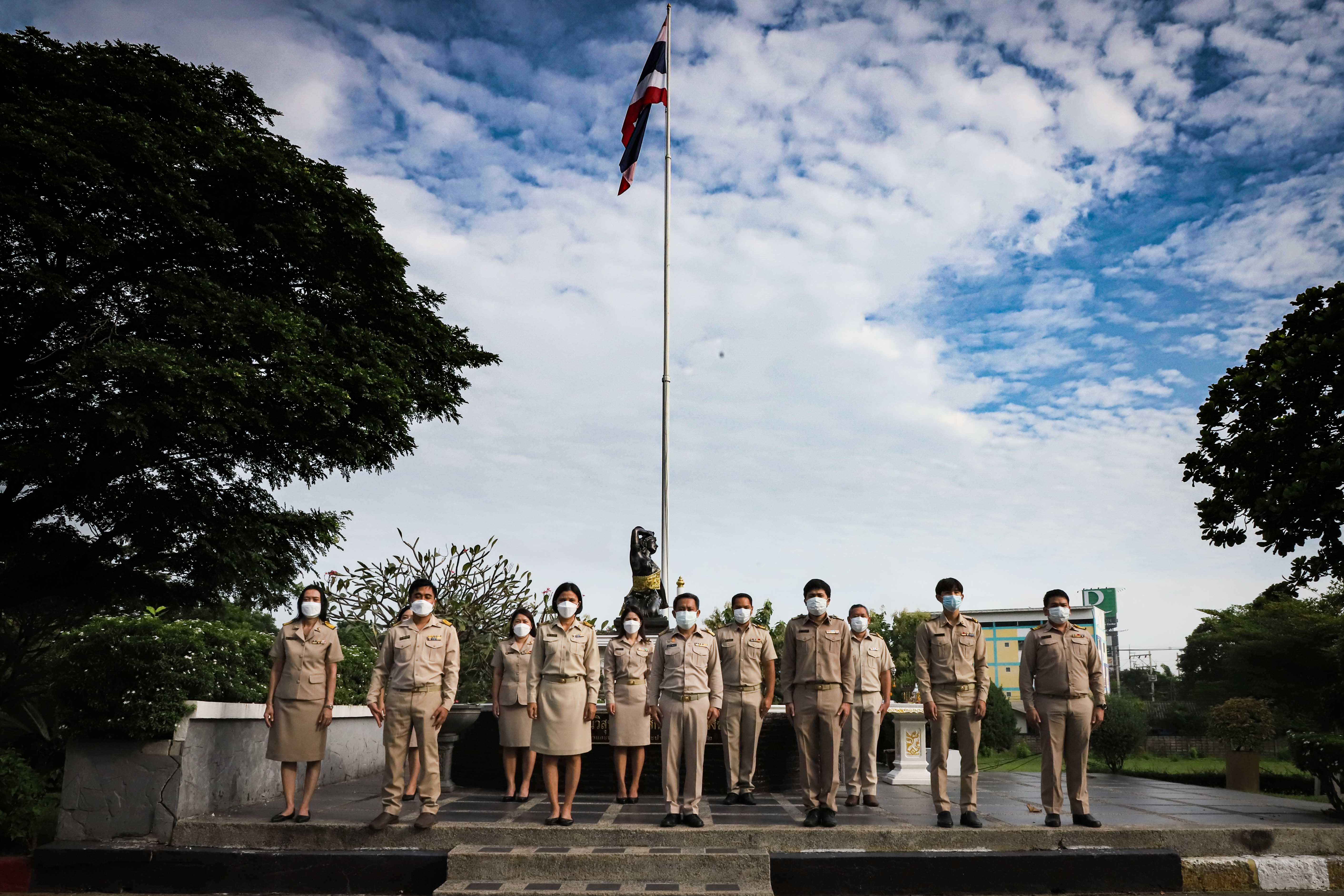 การประปาส่วนภูมิภาคเขต 2 จัดกิจกรรมวันพระราชทานธงชาติไทย