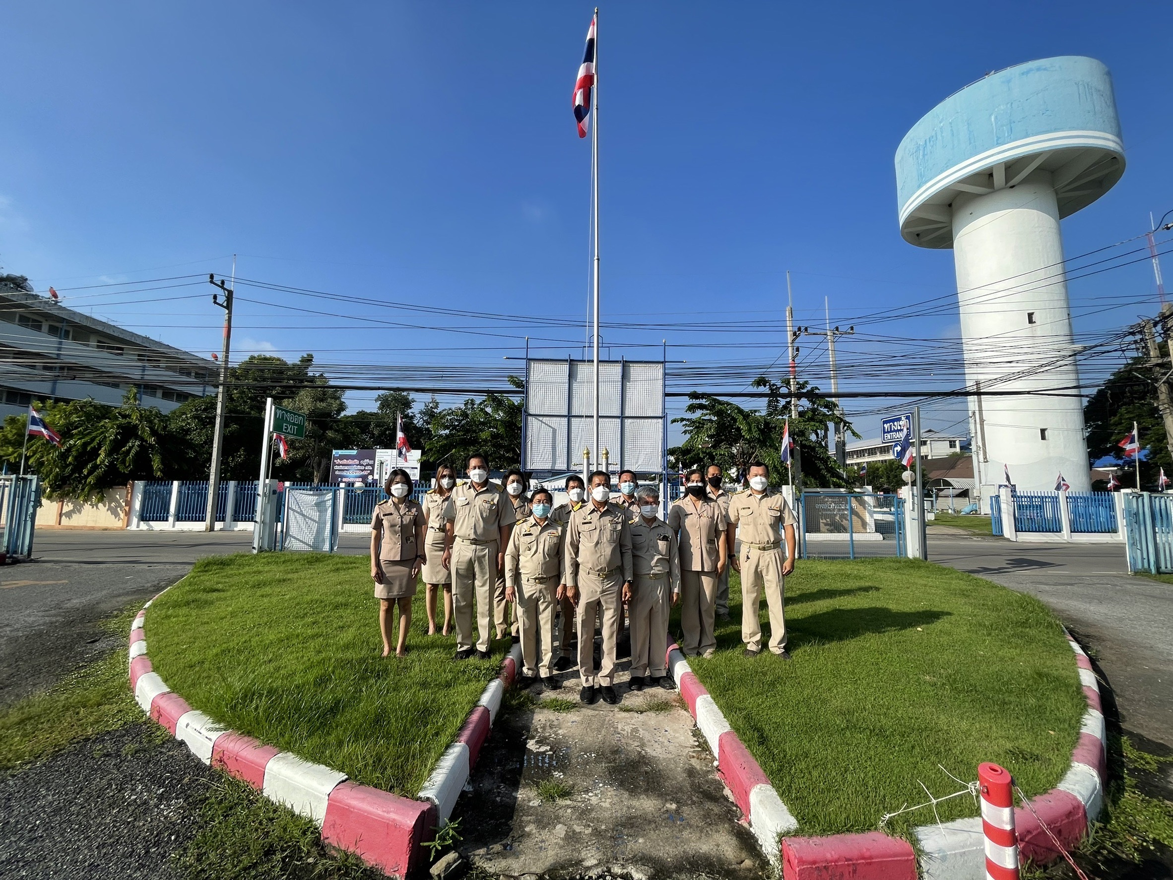 การประปาส่วนภูมิภาค (กปภ.) สาขาฉะเชิงเทรา จัดกิจกรรมเนื่องในวันพระราชทานธงชาติไทย