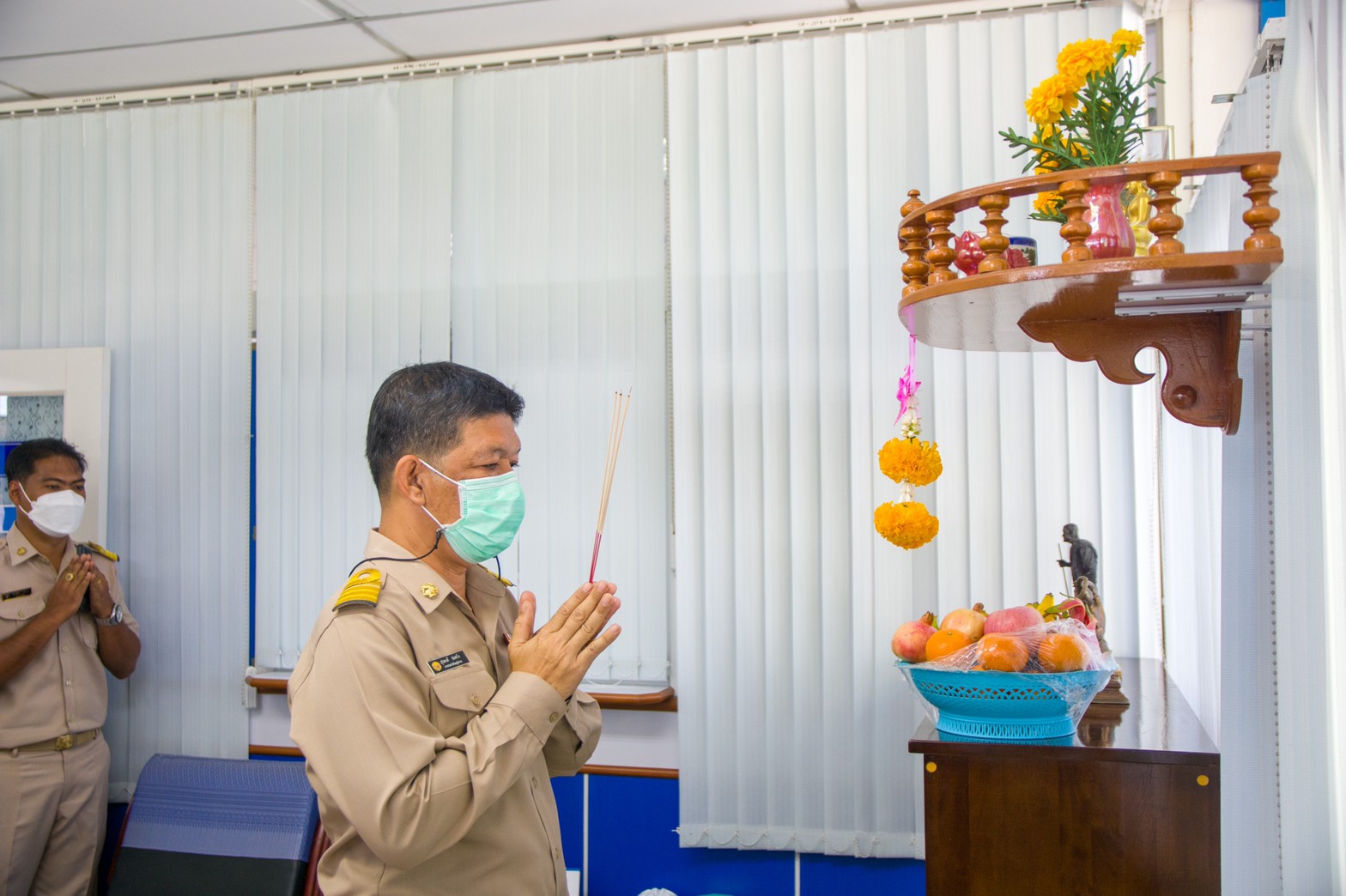 วันจันทร์ที่ 4 ตุลาคม 2564 กปภ.สาขากาญจนดิษฐ์ ให้การต้อนรับนายสุรพงศ์ สมหวัง ผู้จัดการการประปาสว่นภูมิภาคสาขาเกาะสมุยในการแต่งตั้งให้ดำรงตำแหน่งผู้จัดการการประปาส่วนภูมิภาคสาขากาญจนดิษฐ์ ตามคำสั่งที่ คำสั่ง กปภ. ที่ 676/2564 ลงวันที่ 1 ตุลาคม 2564