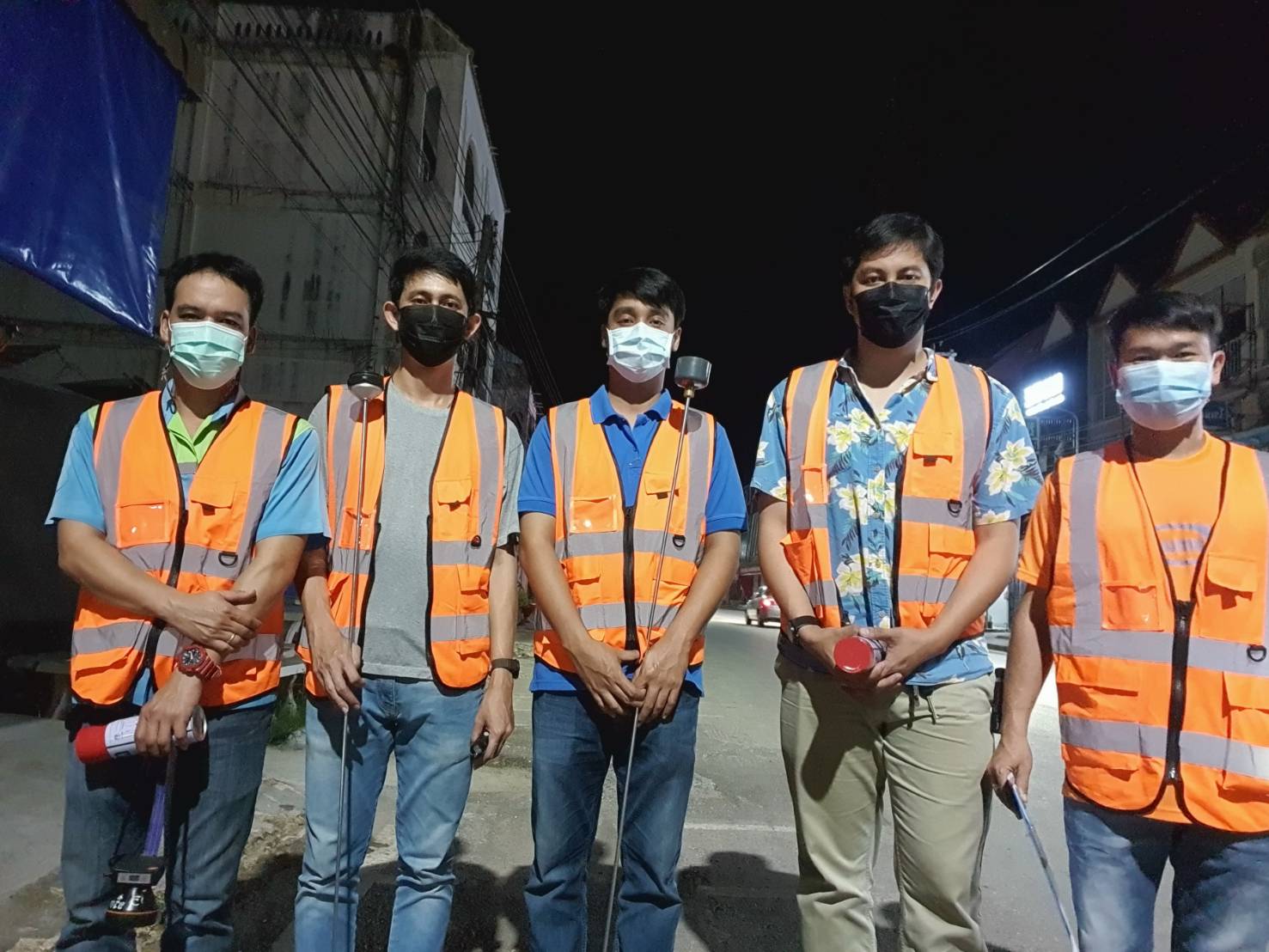 กปภ.สาขากำแพงเพชร ออกสำรวจหาท่อแตกรั่ว พื้นที่ dma 10 เจริญสุขบน โซน step 4 พบจุดรั่ว 6 จุด เร่งดำเนินการซ่อมเร่งด่วน