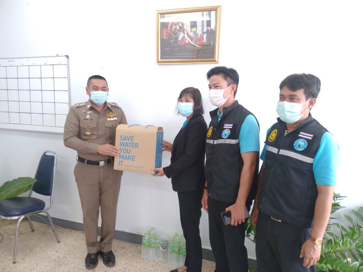 การประปาส่วนภูมิภาคสาขาคลองท่อมได้เข้าพบ พ.ต.อ.จเร คณาวิทยา ผกก.สภ.คลองท่อม