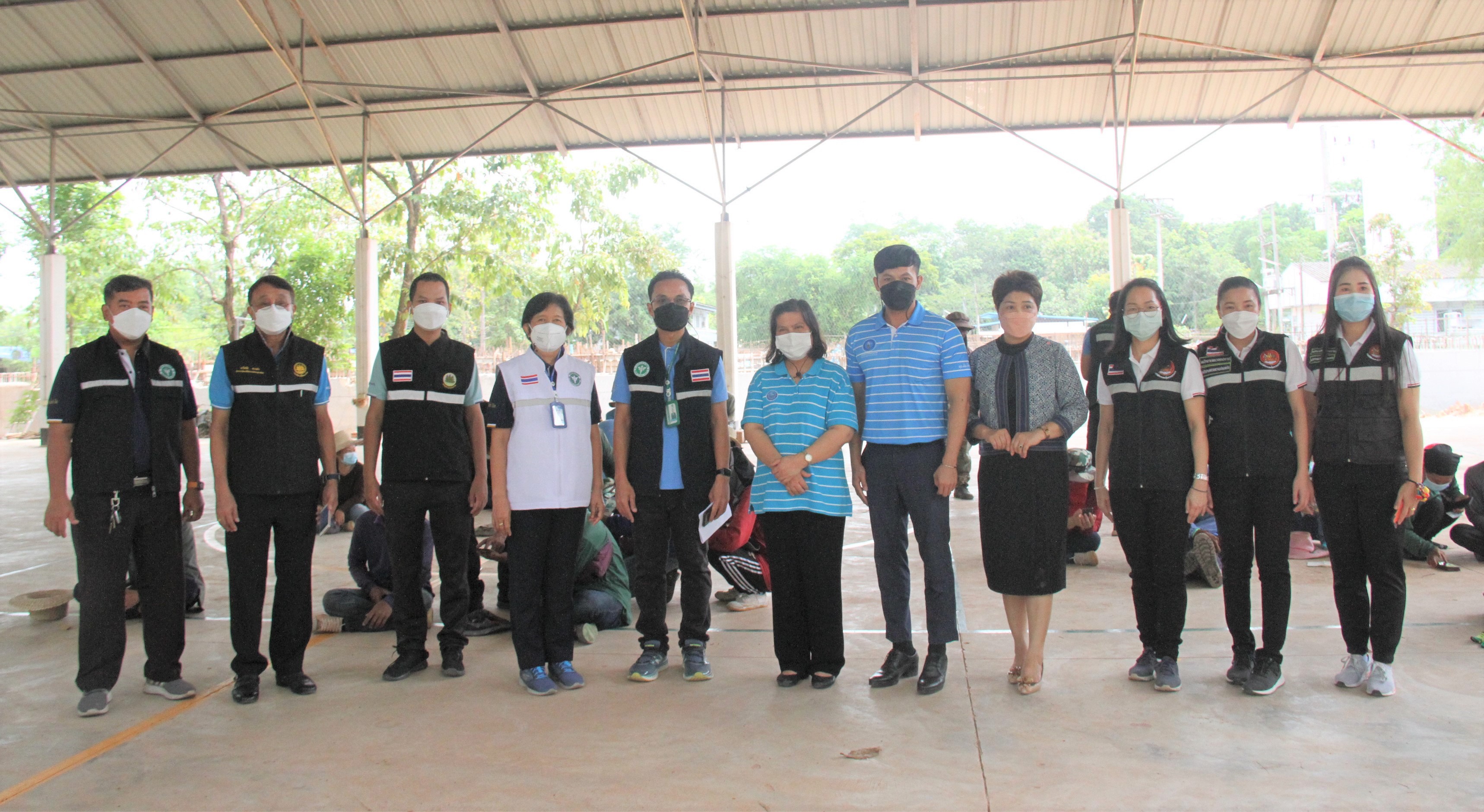 ศูนย์อนามัยที่ 8 อุดรธานี มอบชุดตรวจ ATK ให้กับแรงงานที่ปฏิบัติงานโครงการก่อสร้างปรับปรุงขยายเขตจำหน่ายน้ำ พื้นที่ กปภ.ข.7
