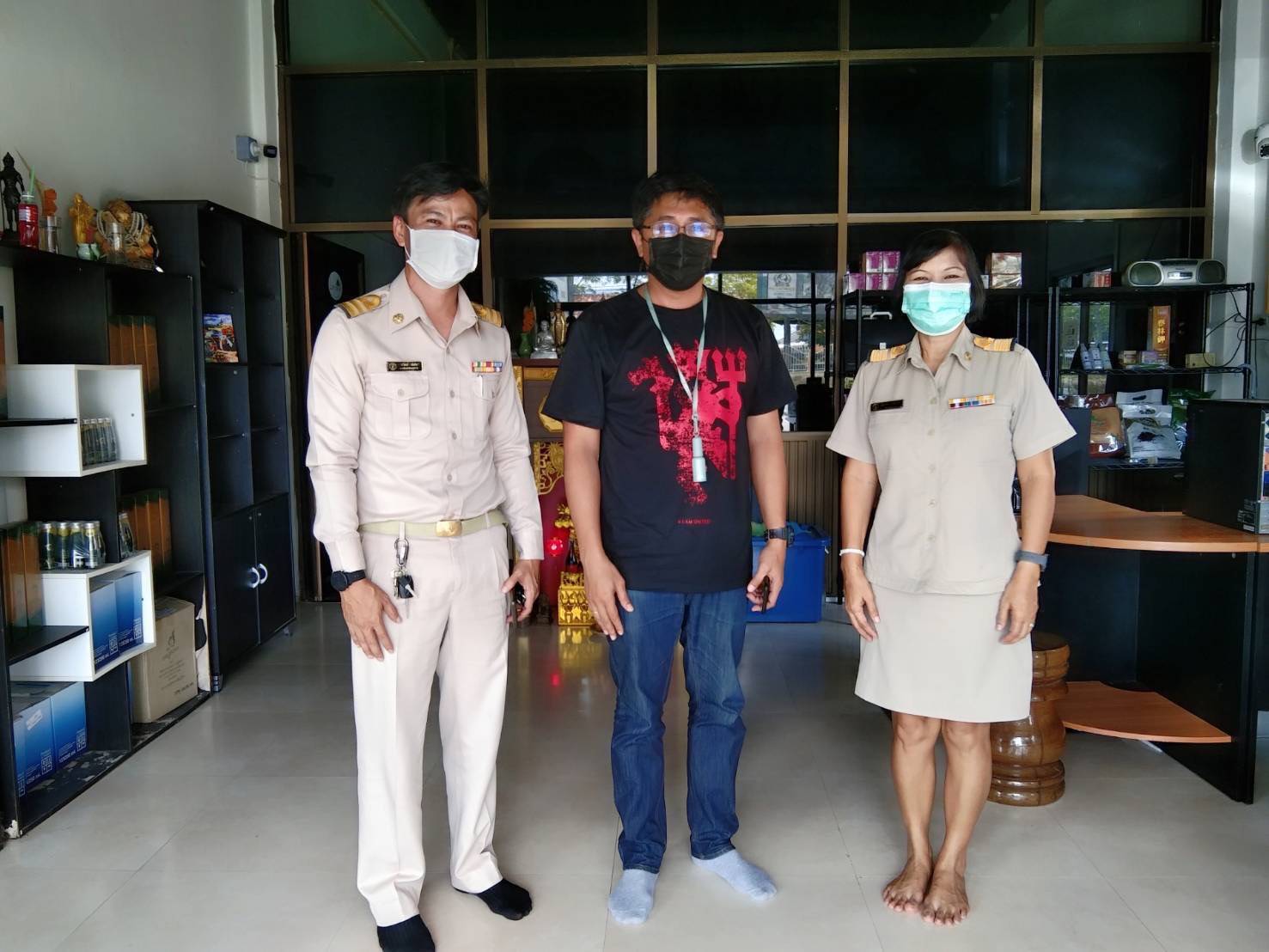 การประปาส่วนภูมิภาคสาขาคลองท่อม สร้างความสัมพันธ์ กับคุณมโนธรรม ใจหาญ