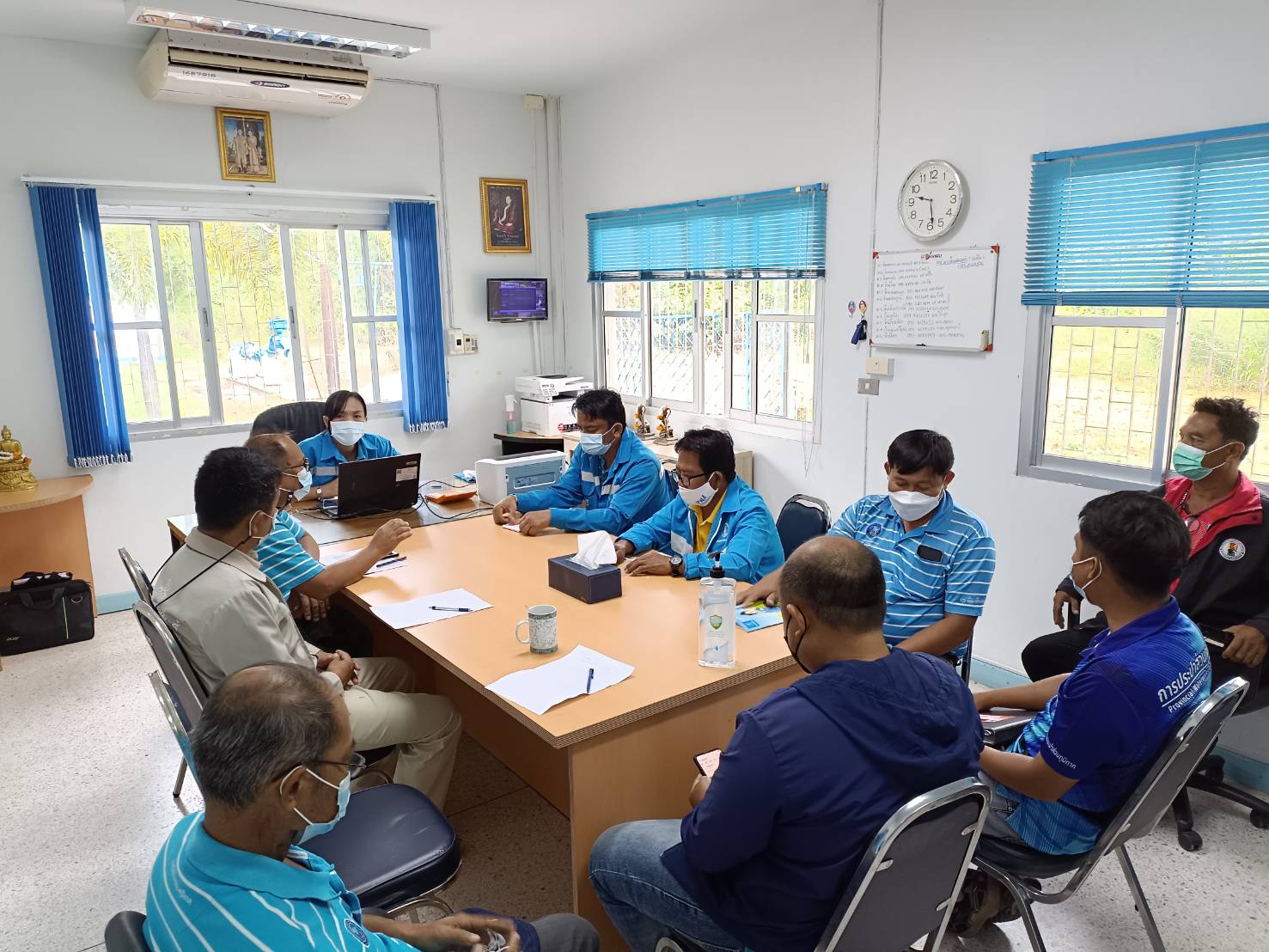 การประปาส่วนภูมิภาคสาขาหนองบัวแดง จัดกิจกรรมโครงการสนทนายามเช้า (Morning Talk) ประจำเดือน ตุลาคม 2564