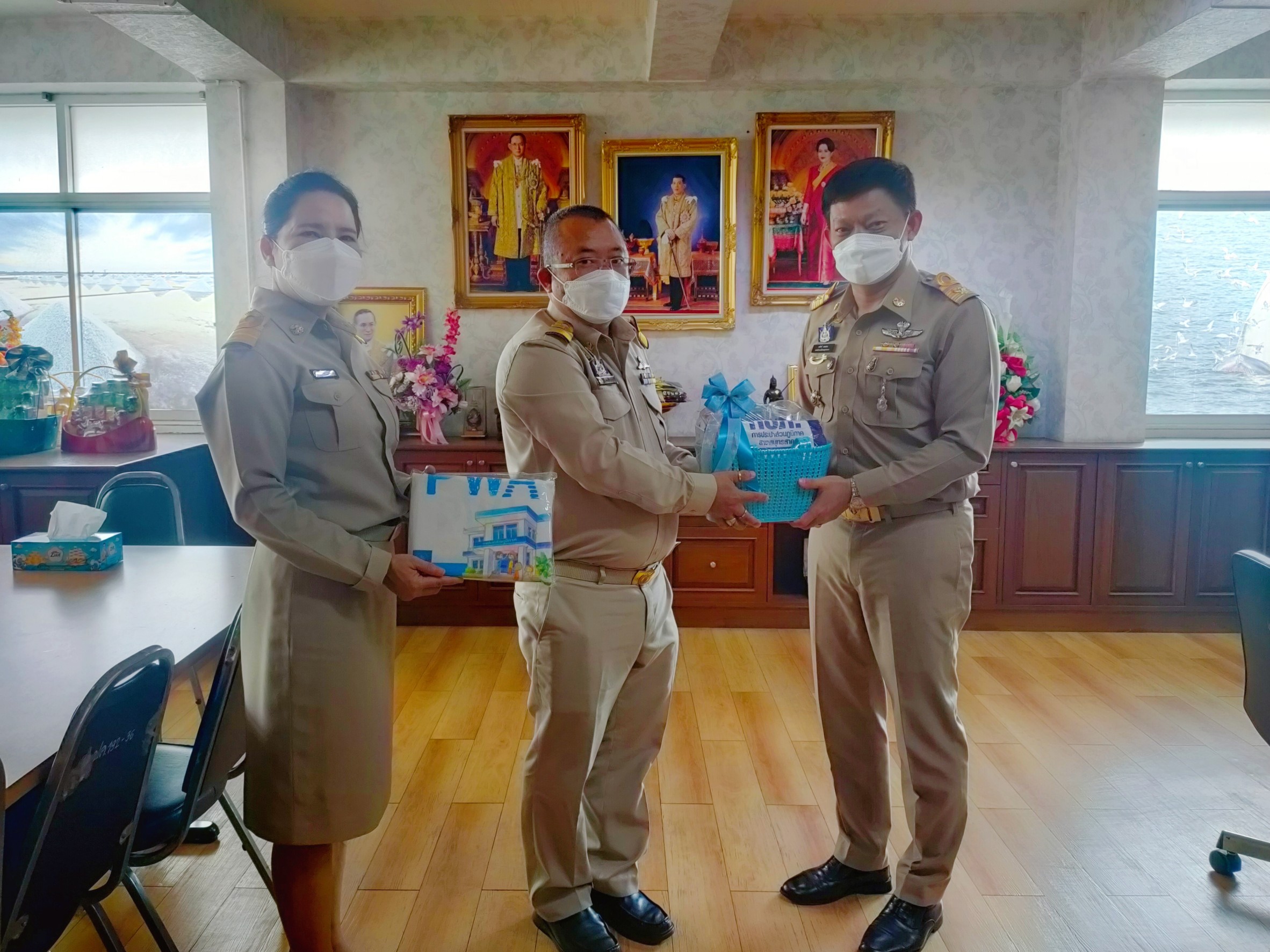 ผจก.กปภ.สาขาสมุทรสาคร เข้าพบนายอำเภอเมืองสมุทรสาคร เพื่อรายงานตัว เนื่องในโอกาสย้ายมาดำรงตำแหน่งใหม่
