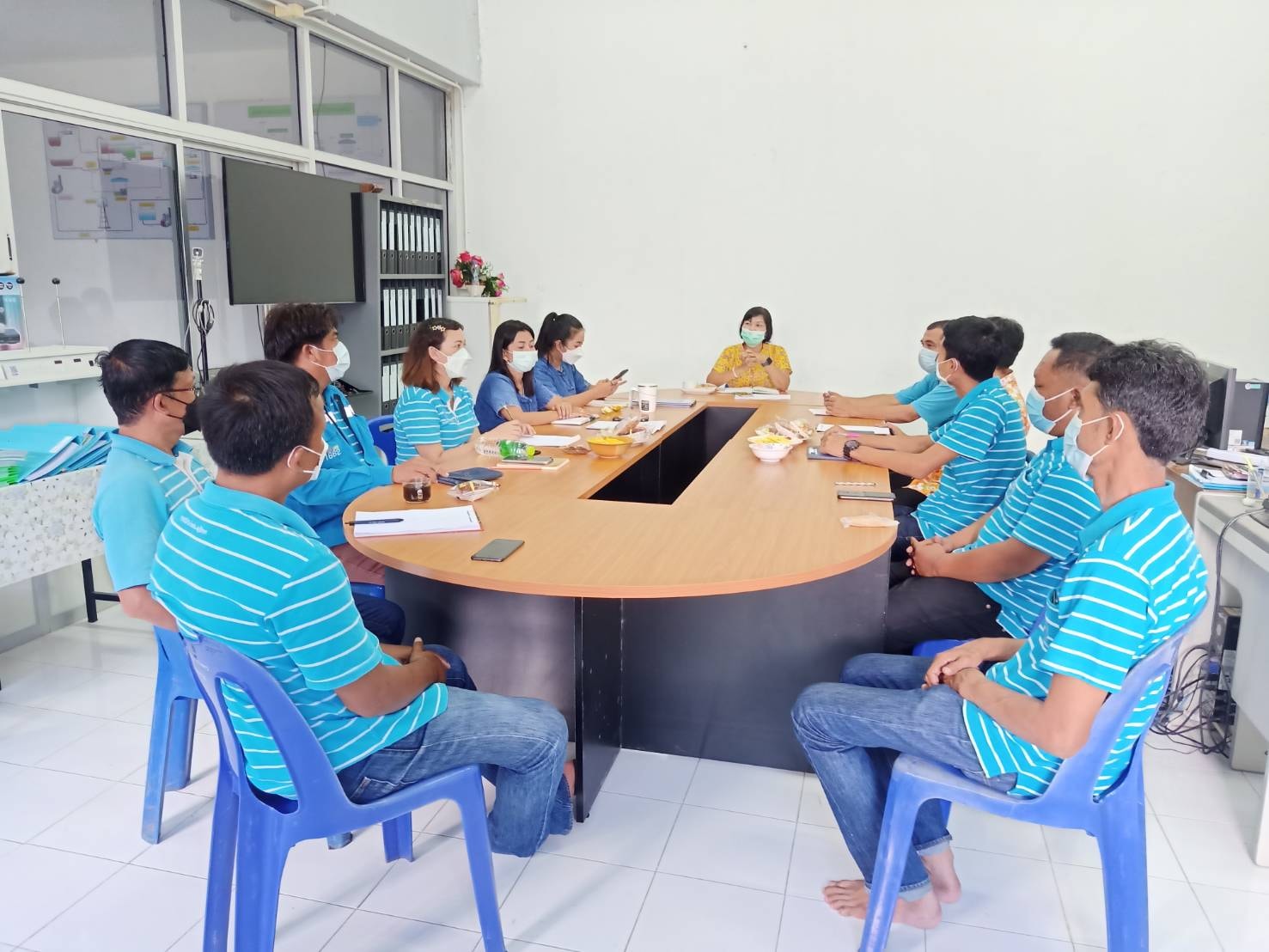 การประปาส่วนภูมิภาคสาขาคลองท่อม จัดกิจกรรม Morning Talk ครั้งที่ 1/2565