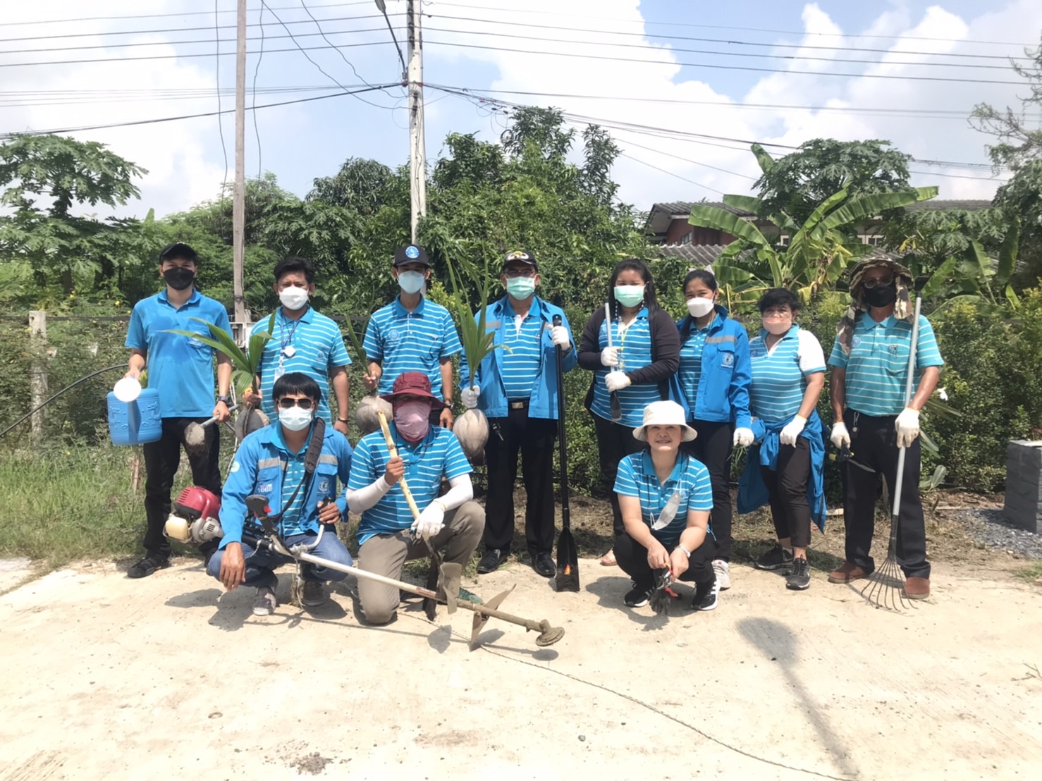 กปภ.สาขาคลองหลวง ปลูกต้นไม้ใน "โครงการวันรักต้นไม้ประจำปีของชาติ พ.ศ. 2564"