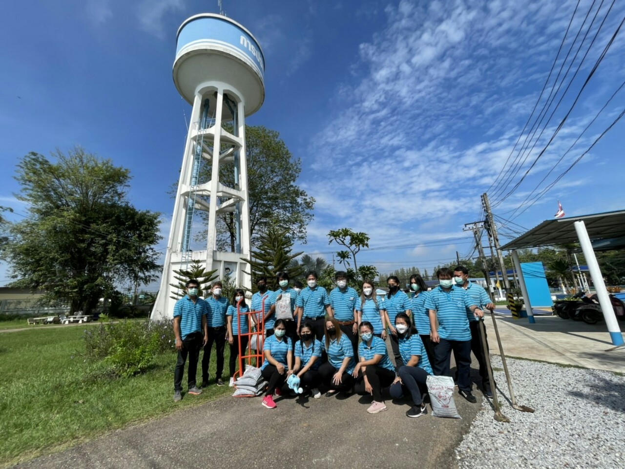 การประปาส่วนภูมิภาคสาขาปากน้ำประแสร์ จัดกิจกรรมวันรักต้นไม้ประจำปีของชาติ