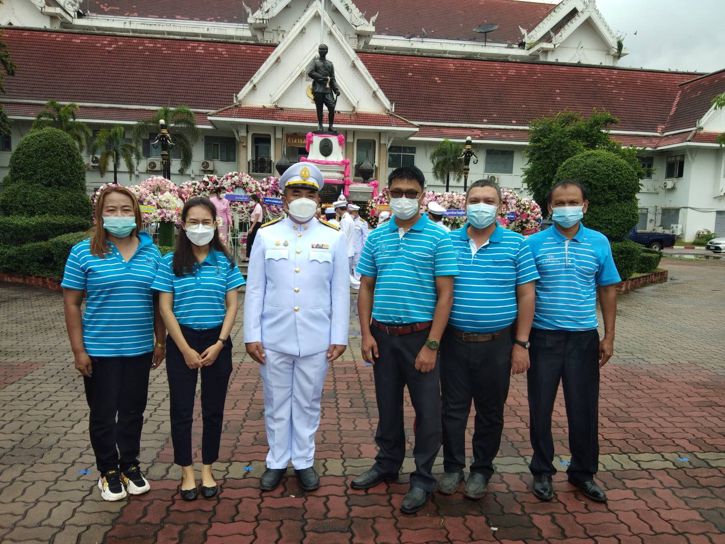 การประปาส่วนภูมิภาคสาขาสุโขทัย ร่วมกิจกรรมน้อมรำลึกเนื่องในวันคล้ายวันสวรรคตพระบาทสมเด็จพระจุลจอมเกล้าเจ้าอยู่ "วันปิยมหาราช" 23 ตุลาคม 2564