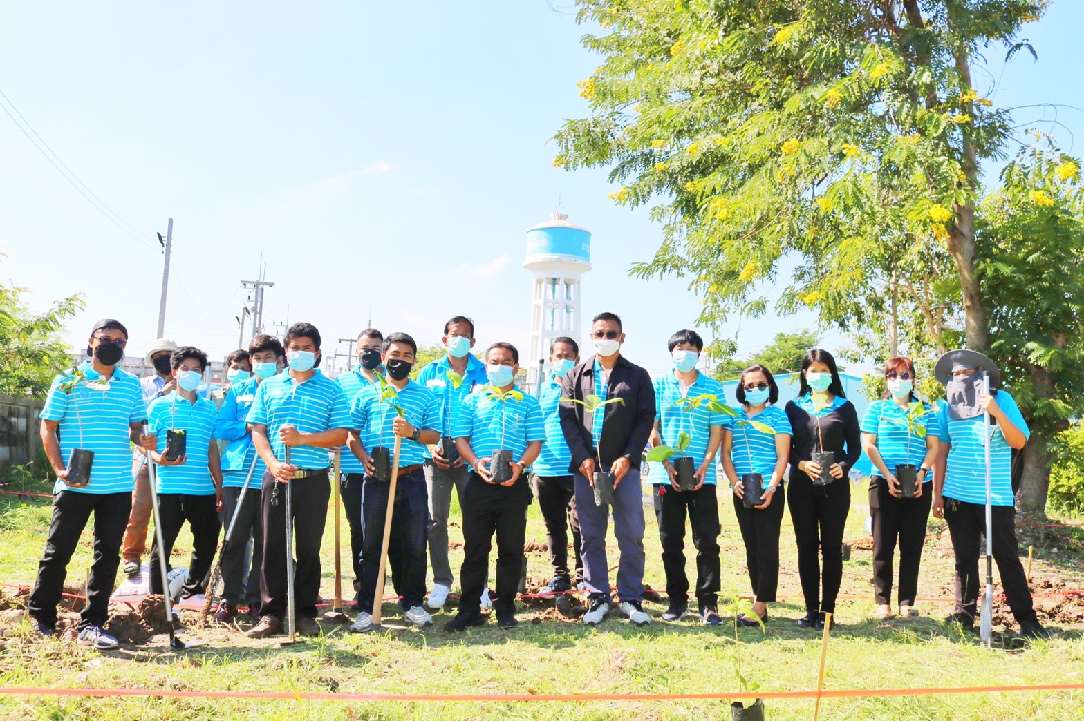 กปภ.สาขาปทุมธานี จัดกิจกรรม วันรักต้นไม้ประจำปีของชาติ พ.ศ. 2564