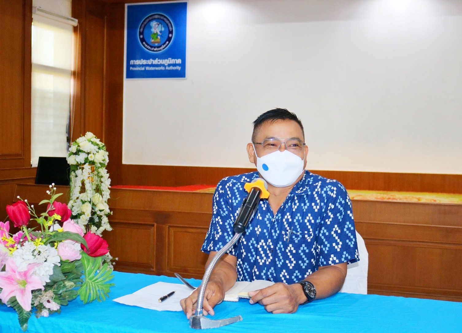 กปภ.สาขาปทุมธานี จัดกิจกรรม Morning Talk ประจำเดือนตุลาคม พ.ศ. 2564