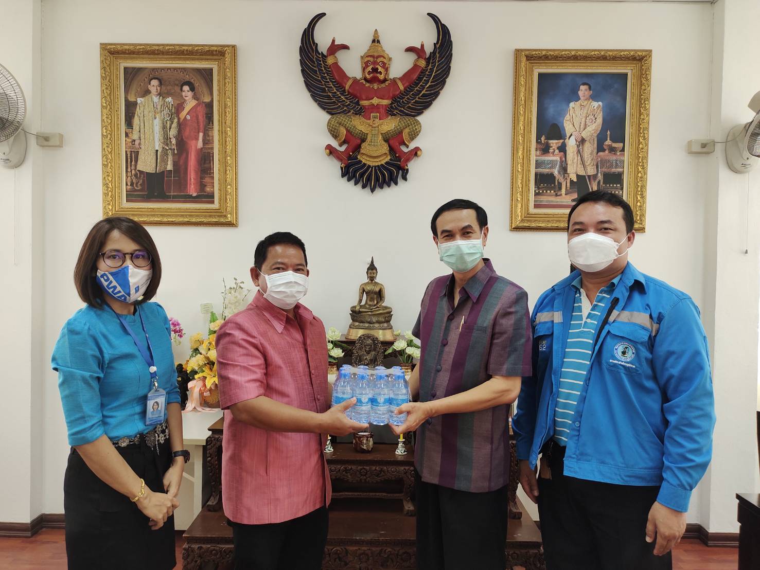 กปภ.สาขาราชบุรี รายงานตัวในการรับตำแหน่งผู้จัดการกปภ.สาขาราชบุรีคนใหม่