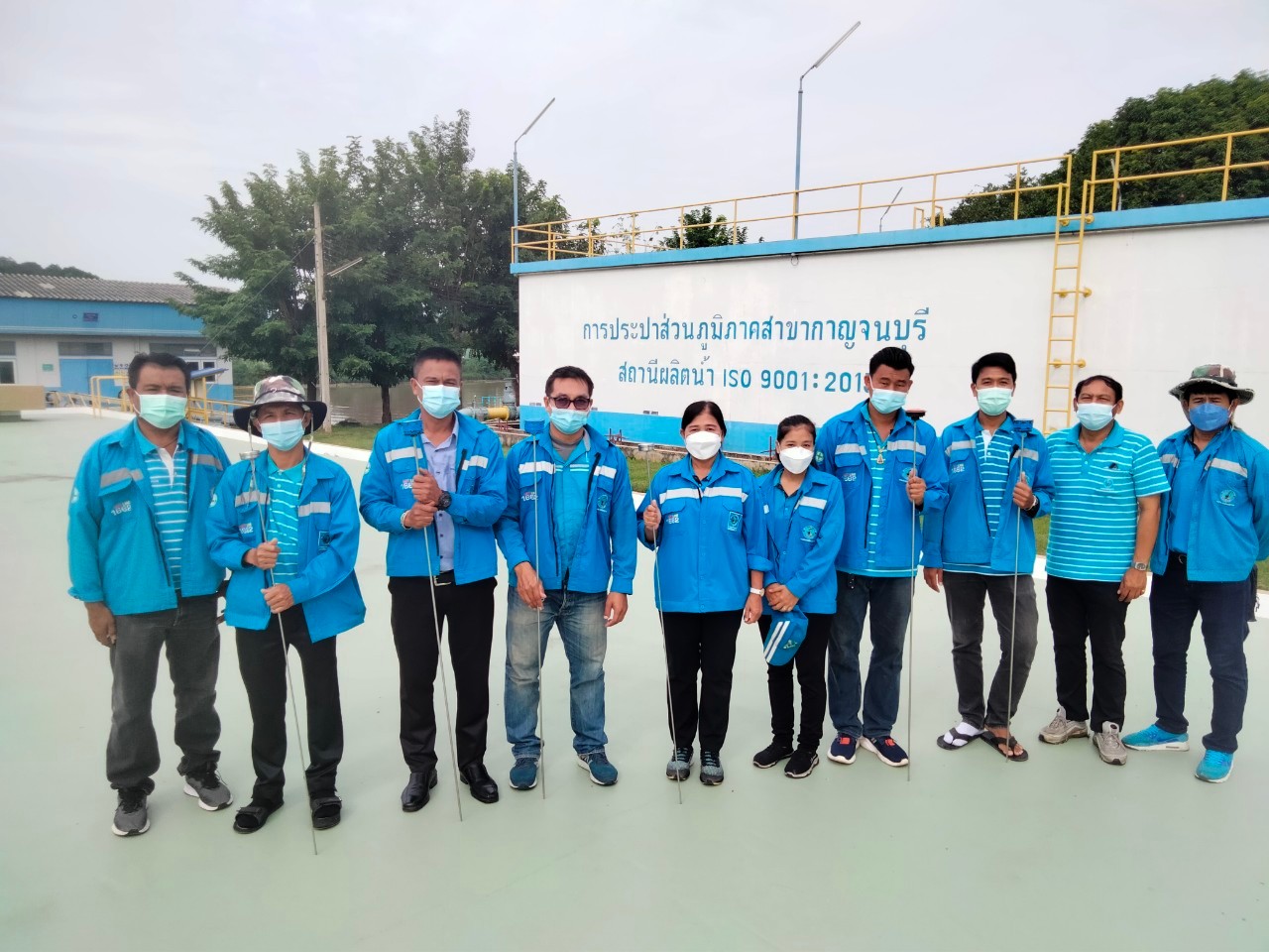 กปภ.สาขากาญจนบุรี ดำเนินกิจกรรมลดน้ำสูญเสียเชิงรุก