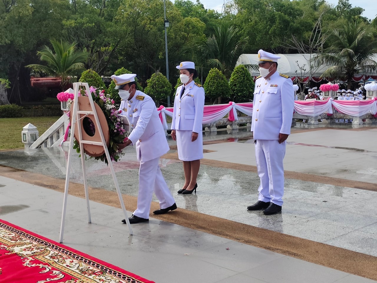 กปภ.สาขาเกาะพะงัน เข้าร่วมกิจกรรมถวายพวงมาลา ในวันปิยะมหาราช