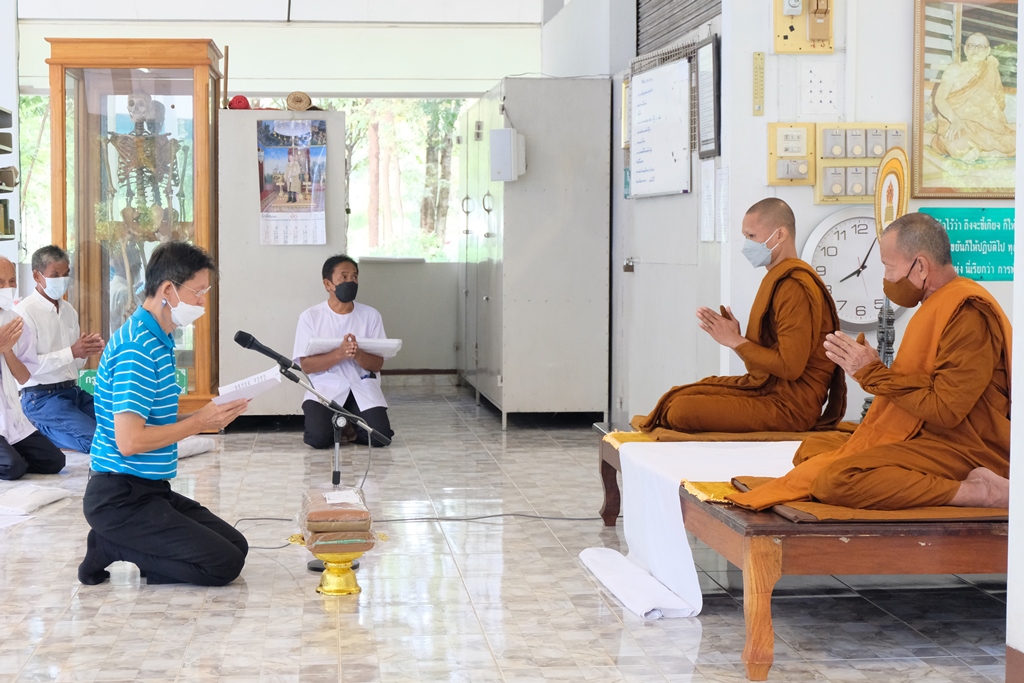 กปภ.ข.8และผู้มีจิตศรัทธา ร่วมทำบุญทอดกฐินสามัคคี ณ วัดป่าพุทธโพธิญาณ จ.อุบลราชธานี