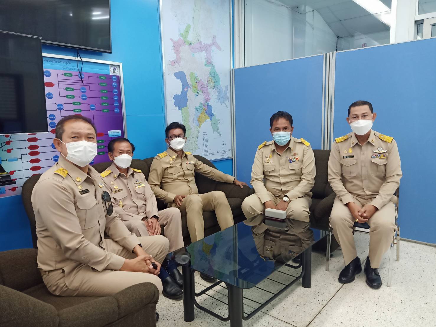 กปภ.สาขาภูเก็ต ให้การต้อนรับนายนคินทร์ ยอแสงรัตน์ นายกเทศมนตรีตำบลรัษฎาและคณะ เพื่อหารือการขยายเขตจำหน่ายน้ำประปาในพื้นที่ ต.รัษฎา อ.เมืองภูเก็ต จ.ภูเก็ต