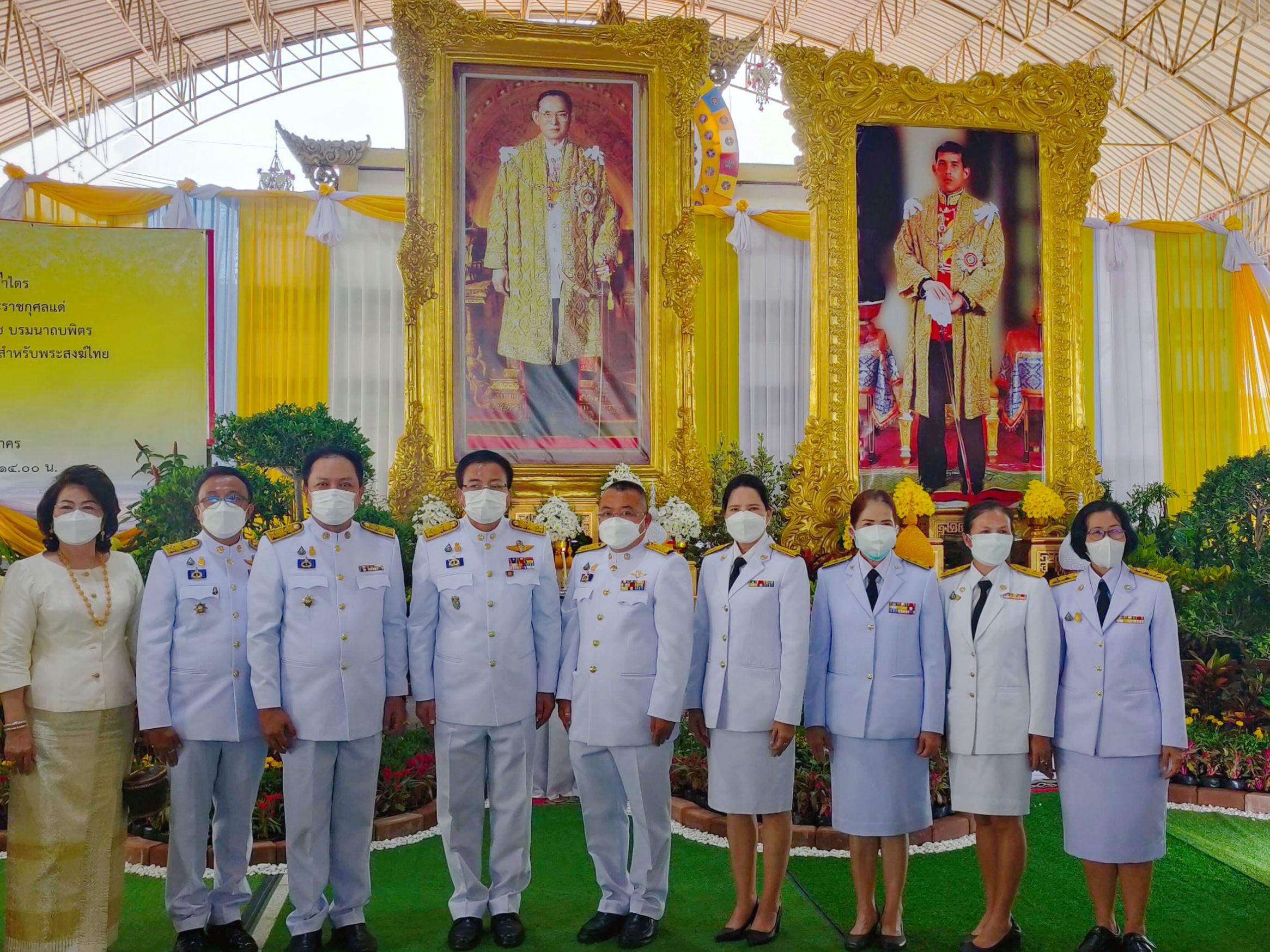 กปภ.สาขาสมุทรสาคร ร่วมพิธีทอดผ้าป่าสนับสนุนโครงการทุนเล่าเรียนหลวงสำหรับพระสงฆ์ไทย