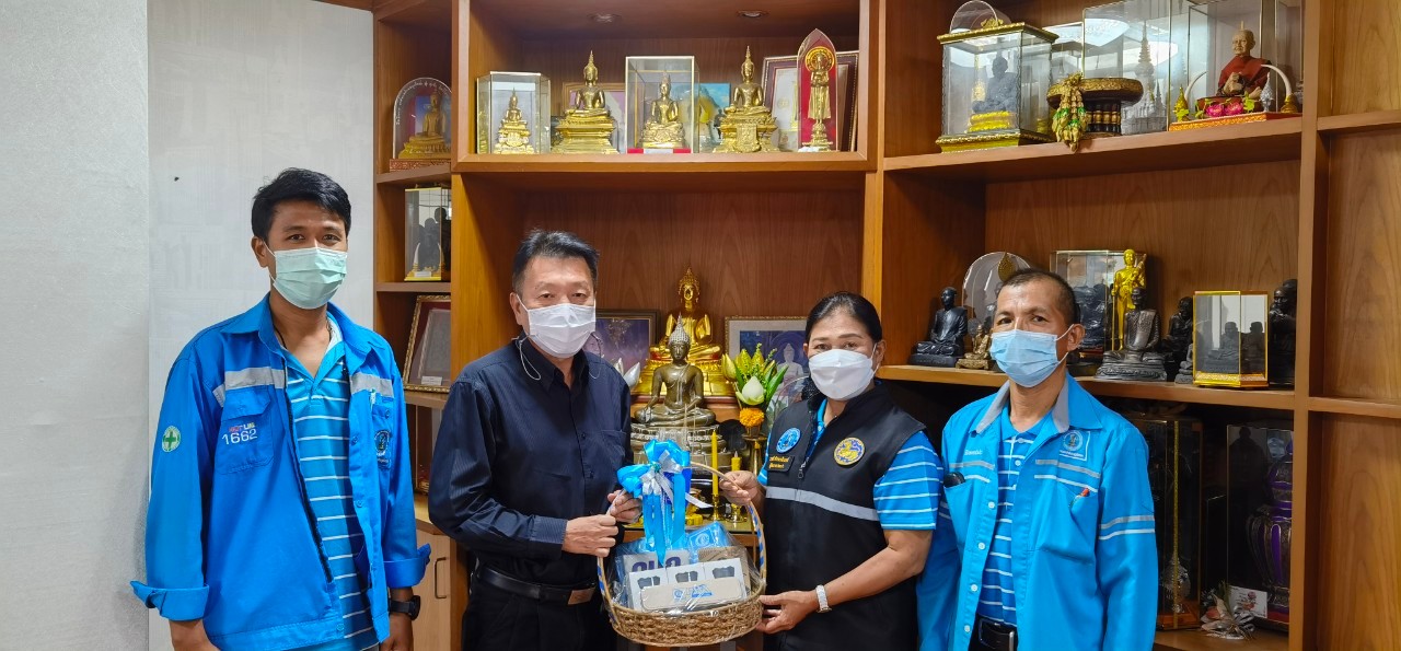 กปภ.สาขากาญจนบุรี เข้าพบนายกเทศมนตรีเมืองกาญจนบุรี และหมวดทางหลวงด่านมะขามเตี้ย