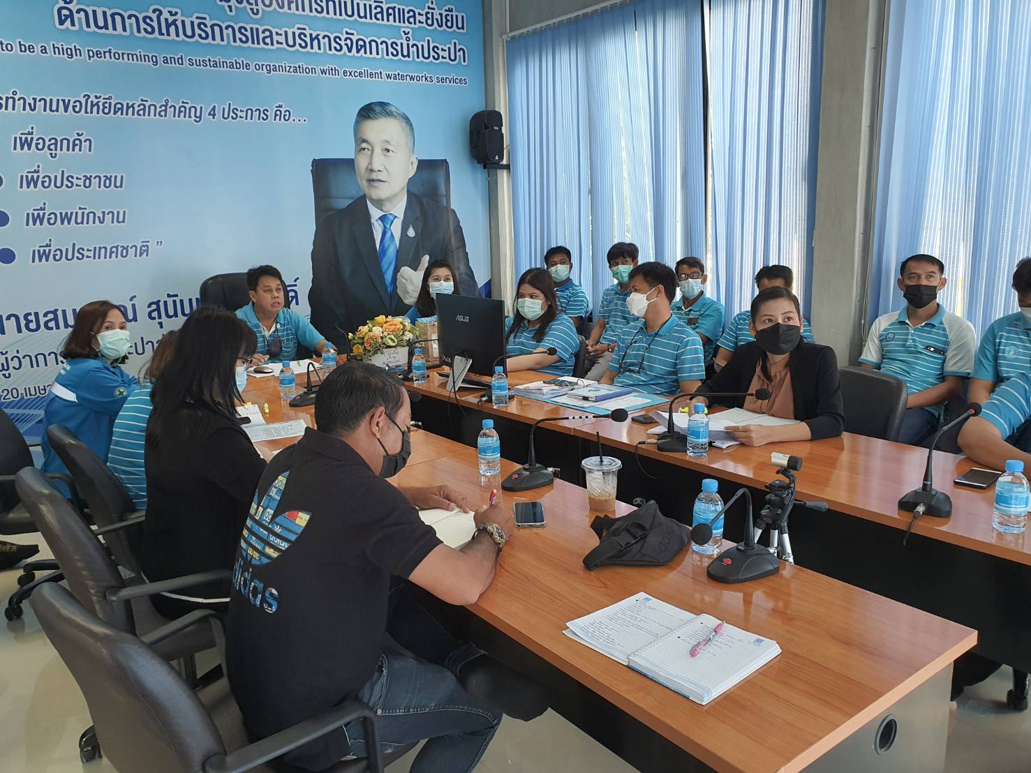 กปภ.สาขากำแพงเพชร ประชุม Morning Talk สร้างเป้าหมายในการทำงาน