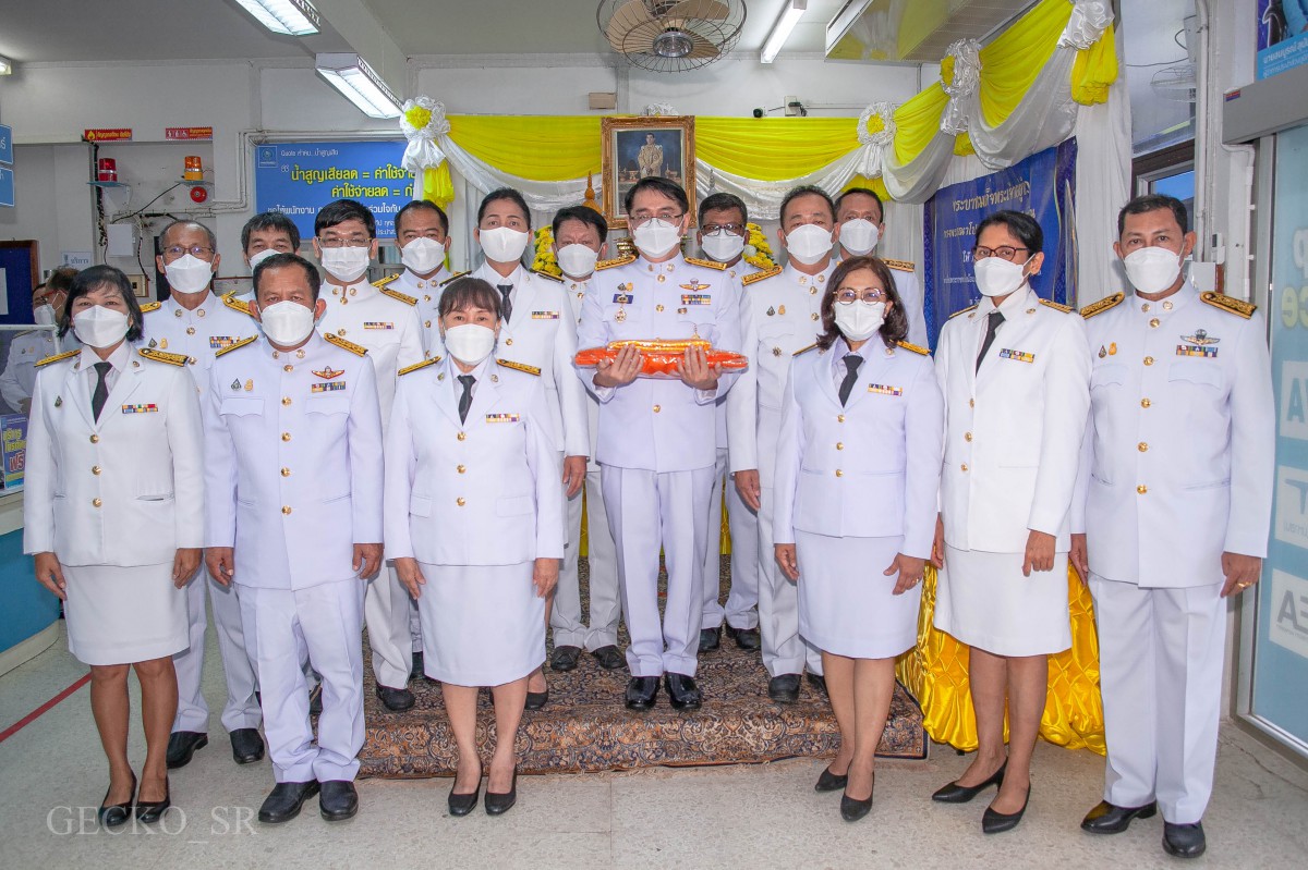 การประปาส่วนภูมิภาคสาขาชุมพร ร่วมพิธีอันเชิญ ผ้าพระกฐิน ณ วัดชุมพรรังสรรค์ ตำบลนาทุ่ง อำเภอเมือง จังหวัดชุมพร