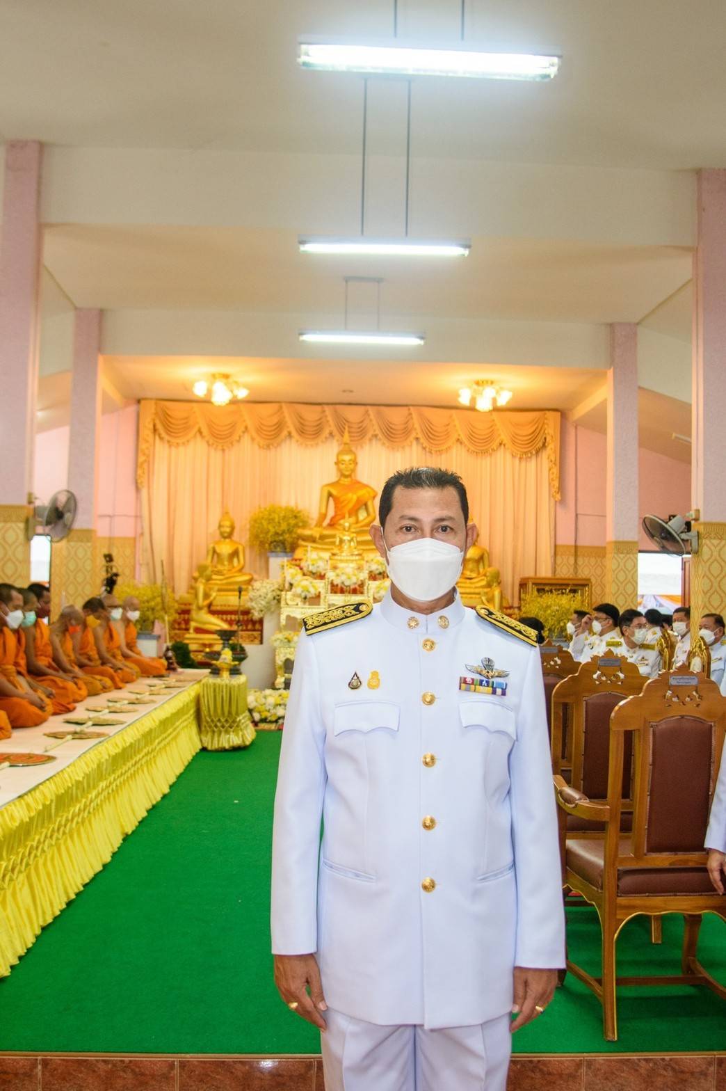 กปภ.สาขาภูเก็ต ร่วมถวายผ้าพระกฐินพระราชทาน ปี 2564 ณ วัดชุมพรรังสรรค์ พระอารามหลวง ต.นาทุ่ง อ.เมืองชุมพร จ.ชุมพร