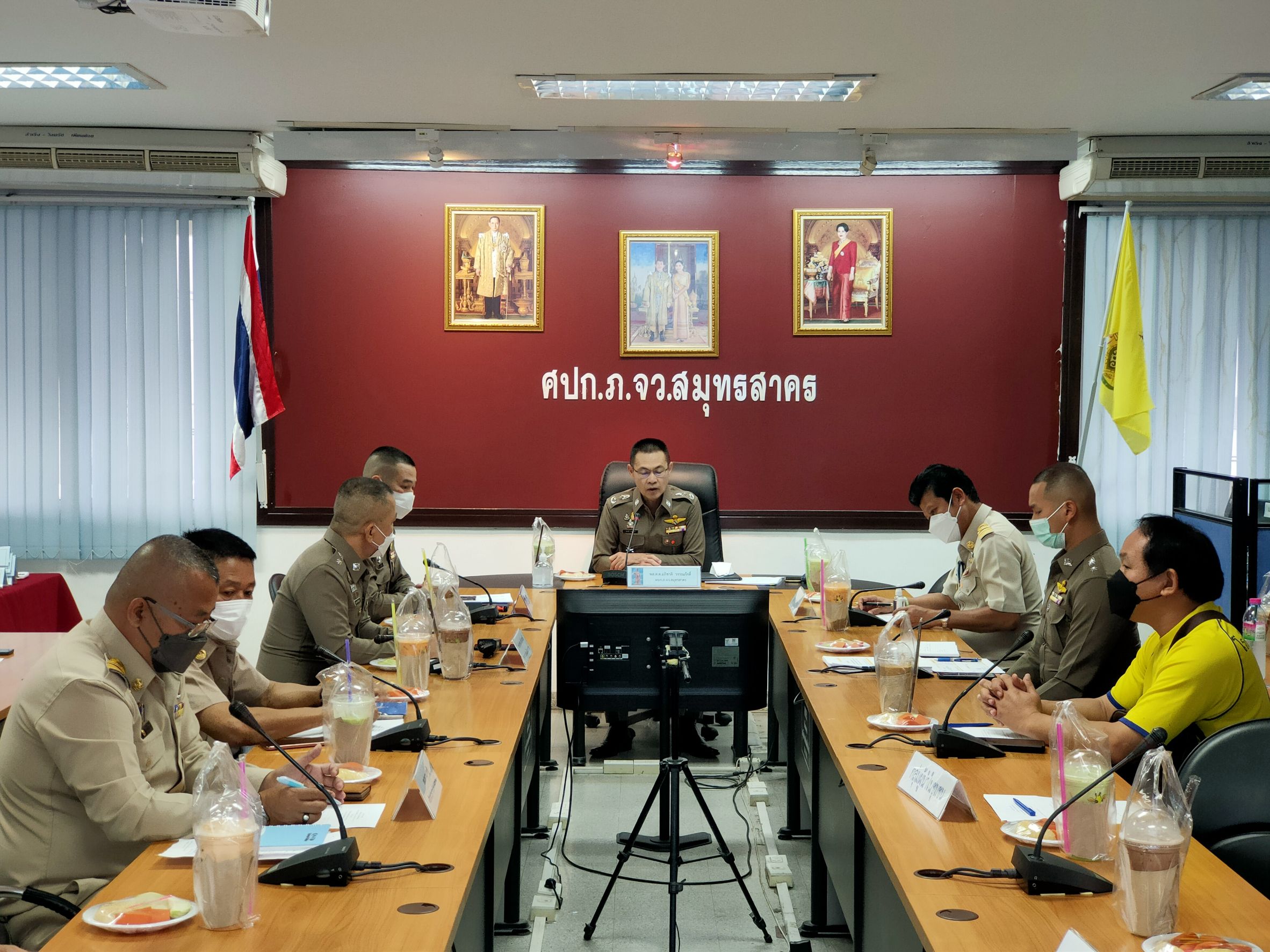 กปภ.สาขาสมุทรสาคร เข้าร่วมประชุมความร่วมมือเพื่อขับเคลื่อนโครงการ Smart Safety Zone 4.0
