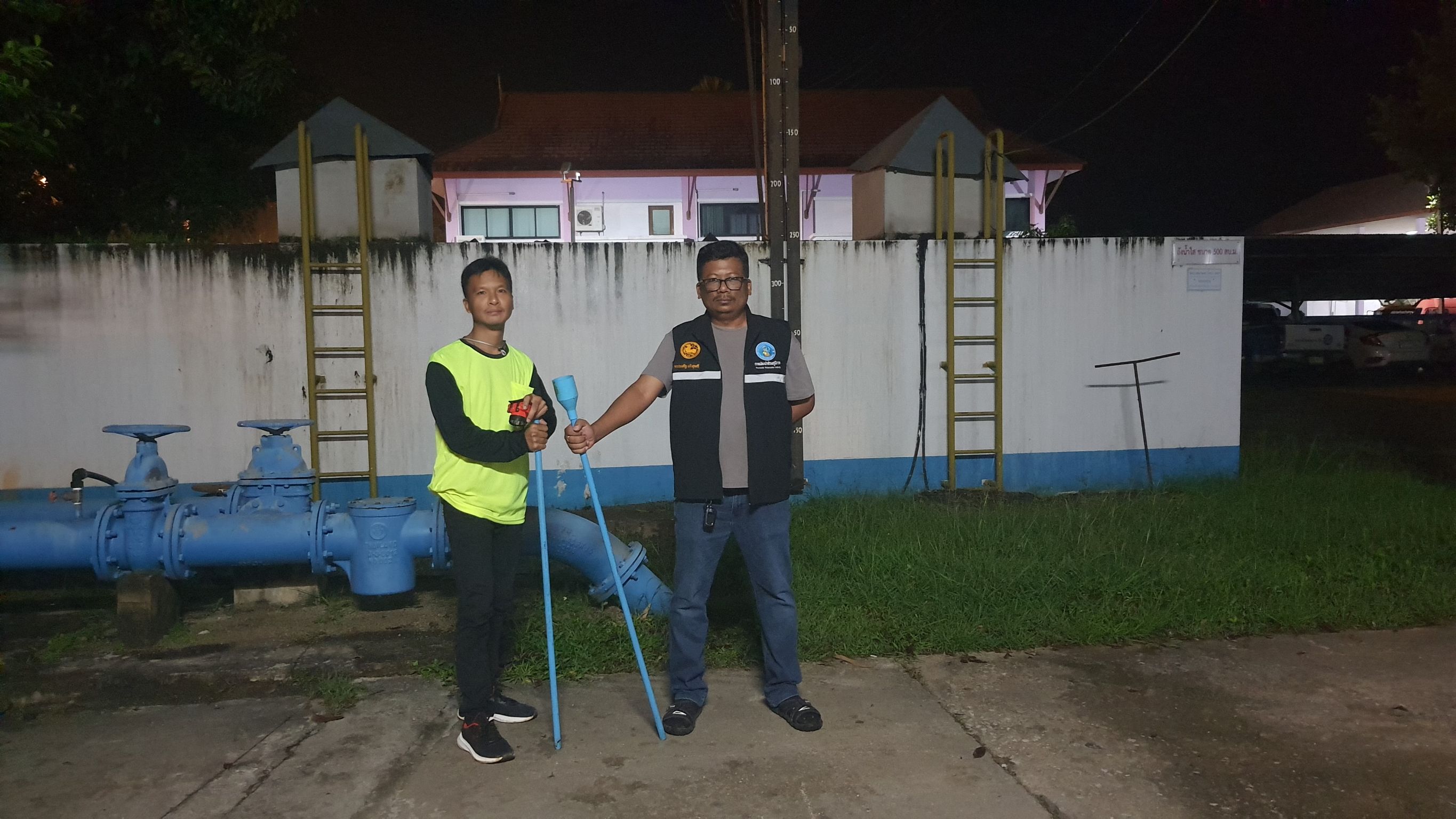 กปภ.สาขาบ้านตาขุน ดำเนินลงพื้นหาน้ำสูญเสียในระบบจำหน่าย พื้นที่แม่ข่ายบ้านตาขุน ตามแผนโครงการบริหารจัดการน้ำสูญเสีย