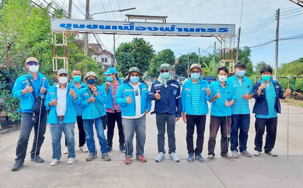 กปภ.สาขาปทุมธานีลงพื้นที่ตรวจสอบหาท่อแตกเพื่อลดน้ำสูญเสีย และคืนรายได้ให้องค์กร