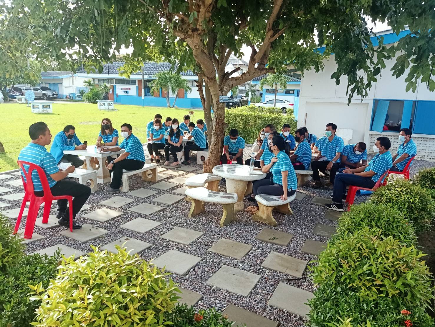 กปภ.สาขาปราณบุรี จัดกิจกรรมMorning Talk ประจำเดือนพฤศจิกายน 2564 เพื่อสร้างความรัก ความผูกพัน ตามแผนกิจกรรมสร้างระบบและส่งเสริมความผูกพัน ตามยุทธศาสตร์
