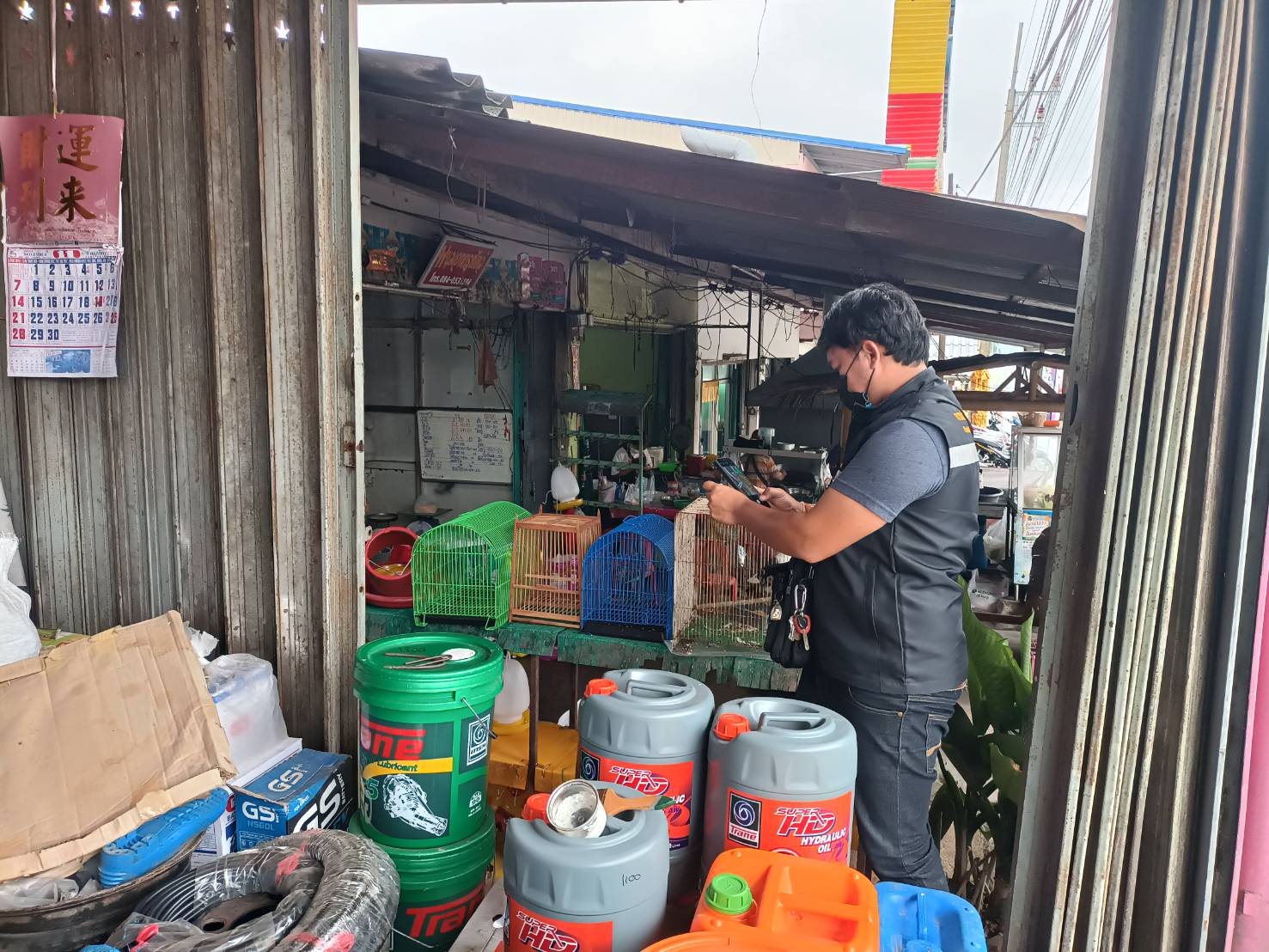 กปภ.สาขาอ่าวลึก ลงพื้นที่สุ่มอ่านมาตรน้ำออนไลน์ ประจำเดือนพฤศจิกายน 2564