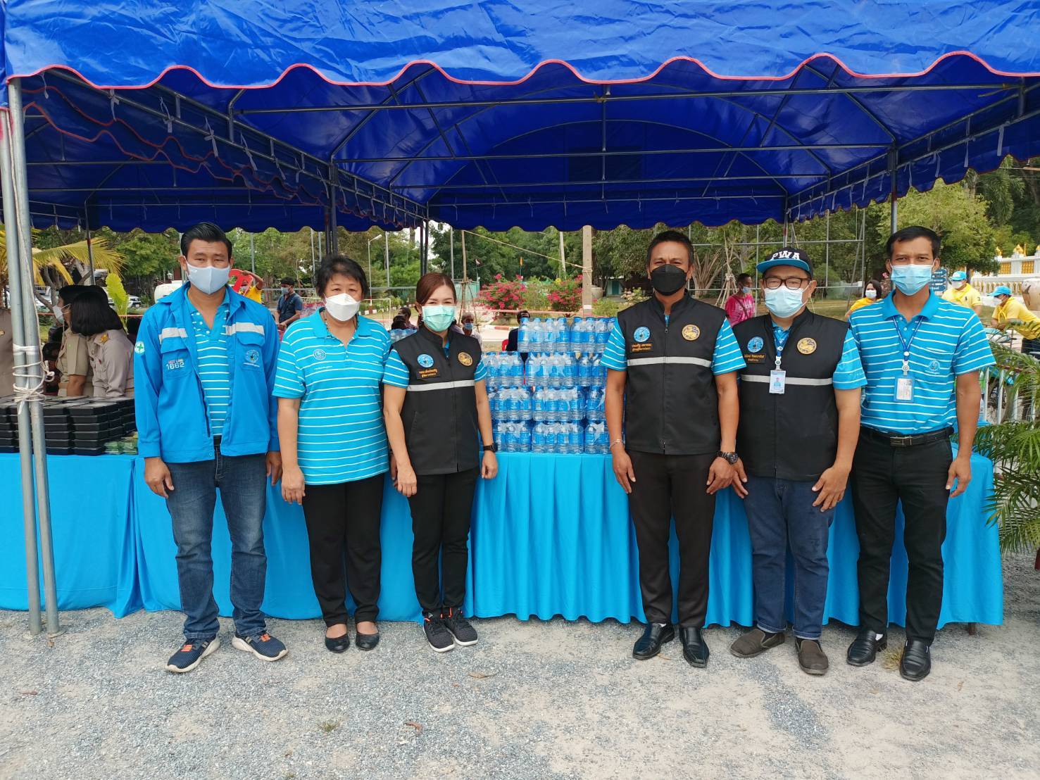 กปภ.สาขากาญจนบุรี เข้าร่วมโครงการจังหวัดเคลื่อนที่ "บำบัดทุกข์ บำรุงสุข สร้างรอยยิ้มให้ประชาชน" ประจำปีงบประมาณ 2564