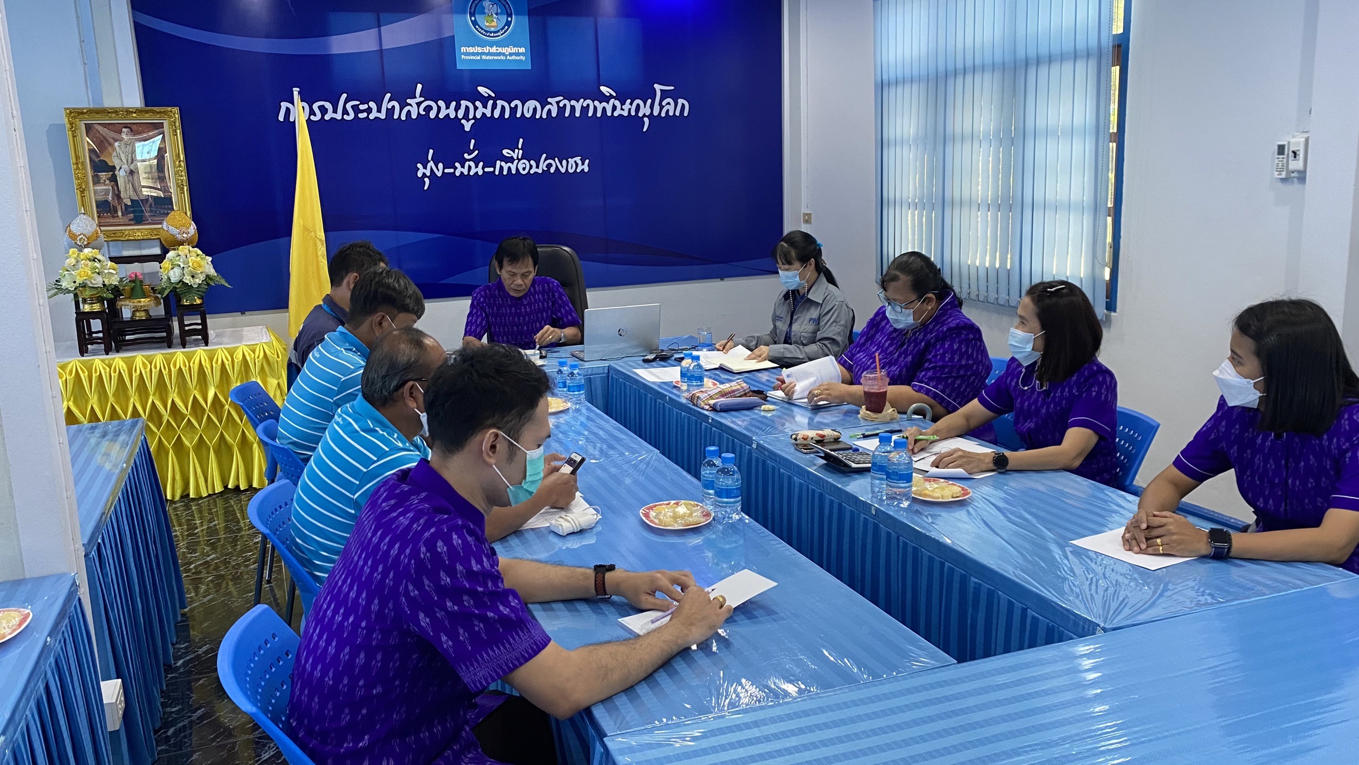 กปภ.สาขาพิษณุโลก จัดกิจกรรมโครงการสนทนายามเช้า (Morning Talk) ครั้งที่ 2/2565