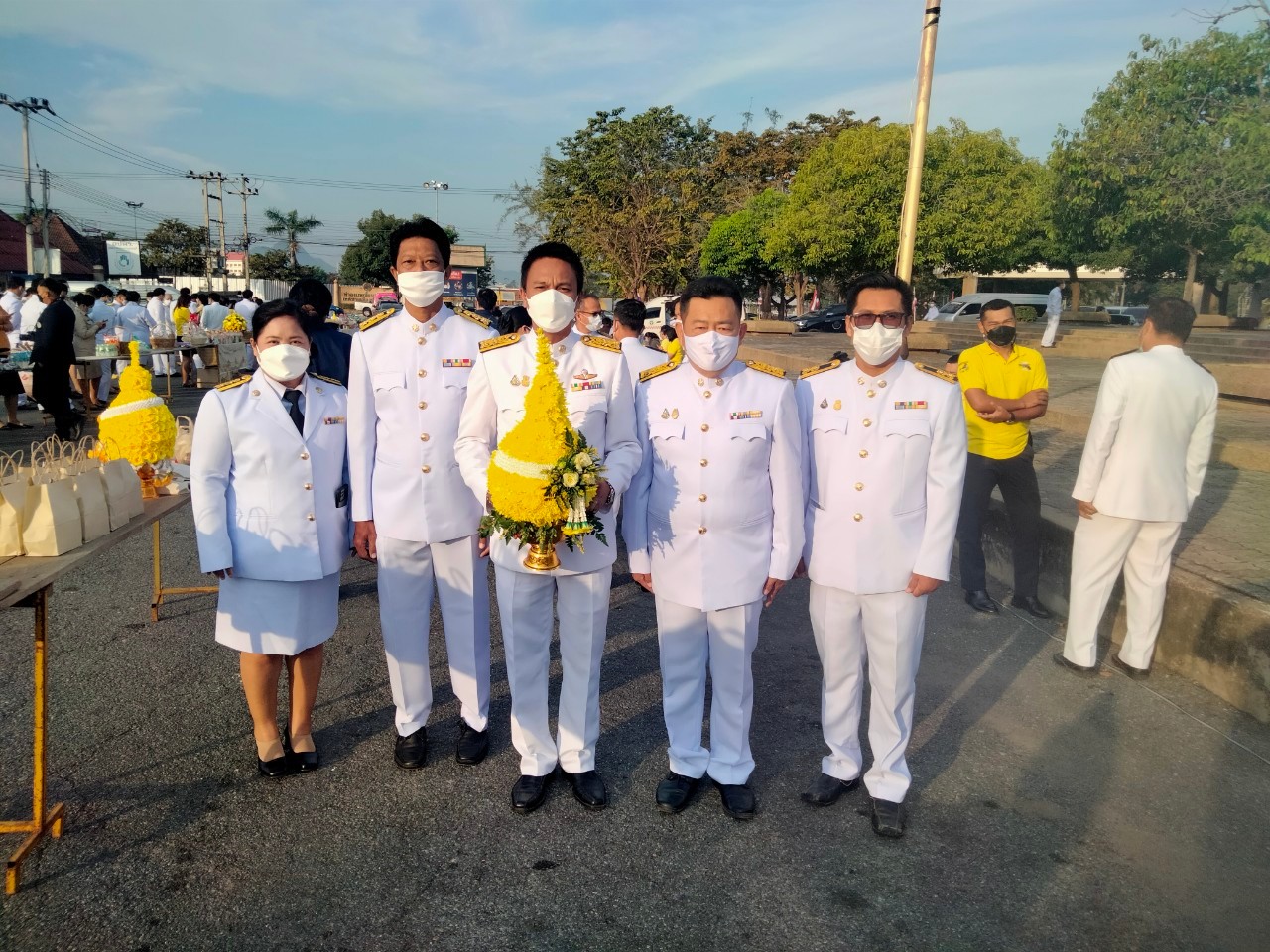 กปภ.สาขากาญจนบุรี เข้าร่วมงานพิธีเนื่องในวันคล้ายวันพระบรมราชสมภพ ร.9