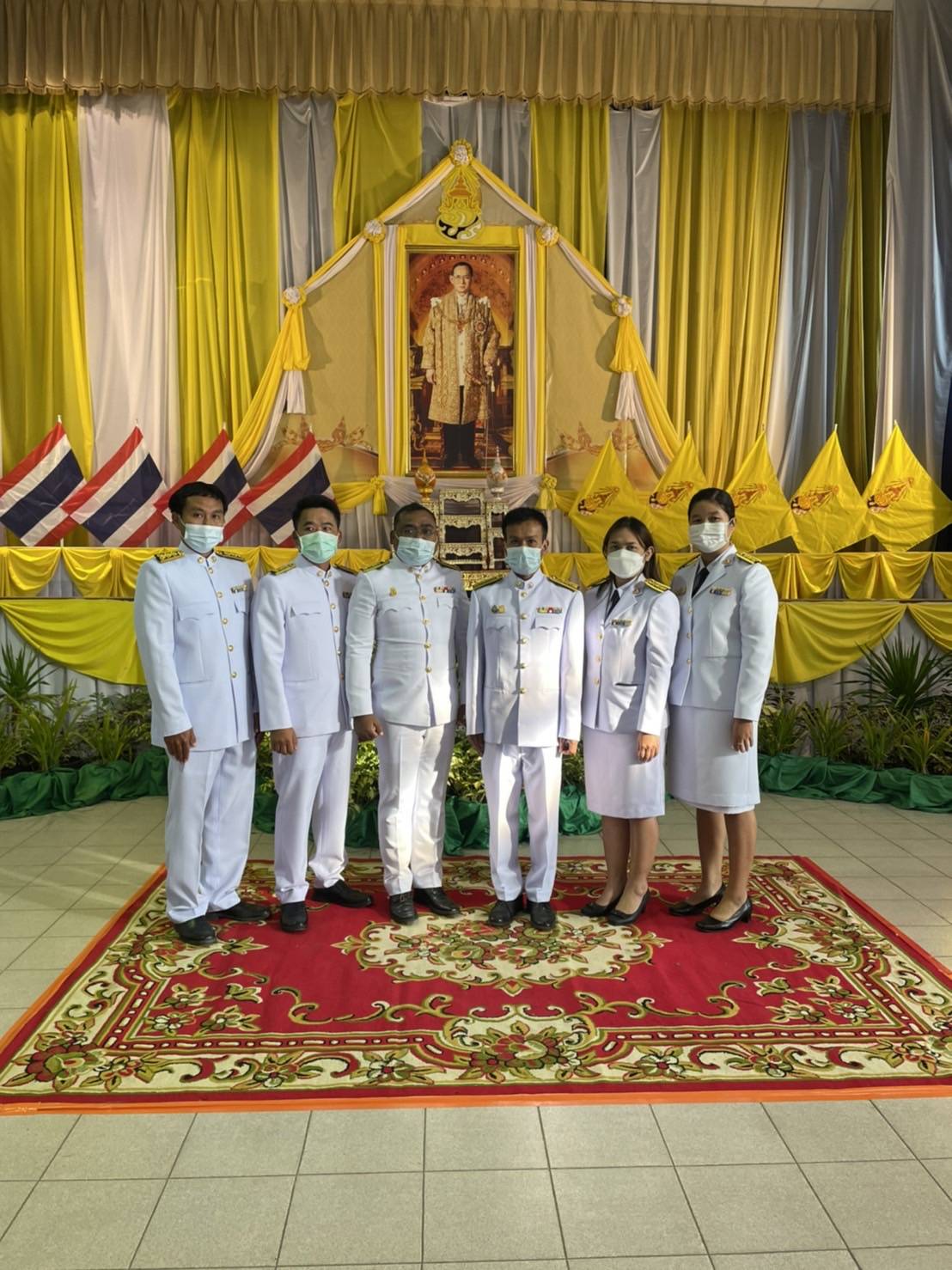 กปภ.สาขาด่านช้างร่วมพิธีทำบุญตักบาตร ถวายในหลวงรัชกาลที่ 9