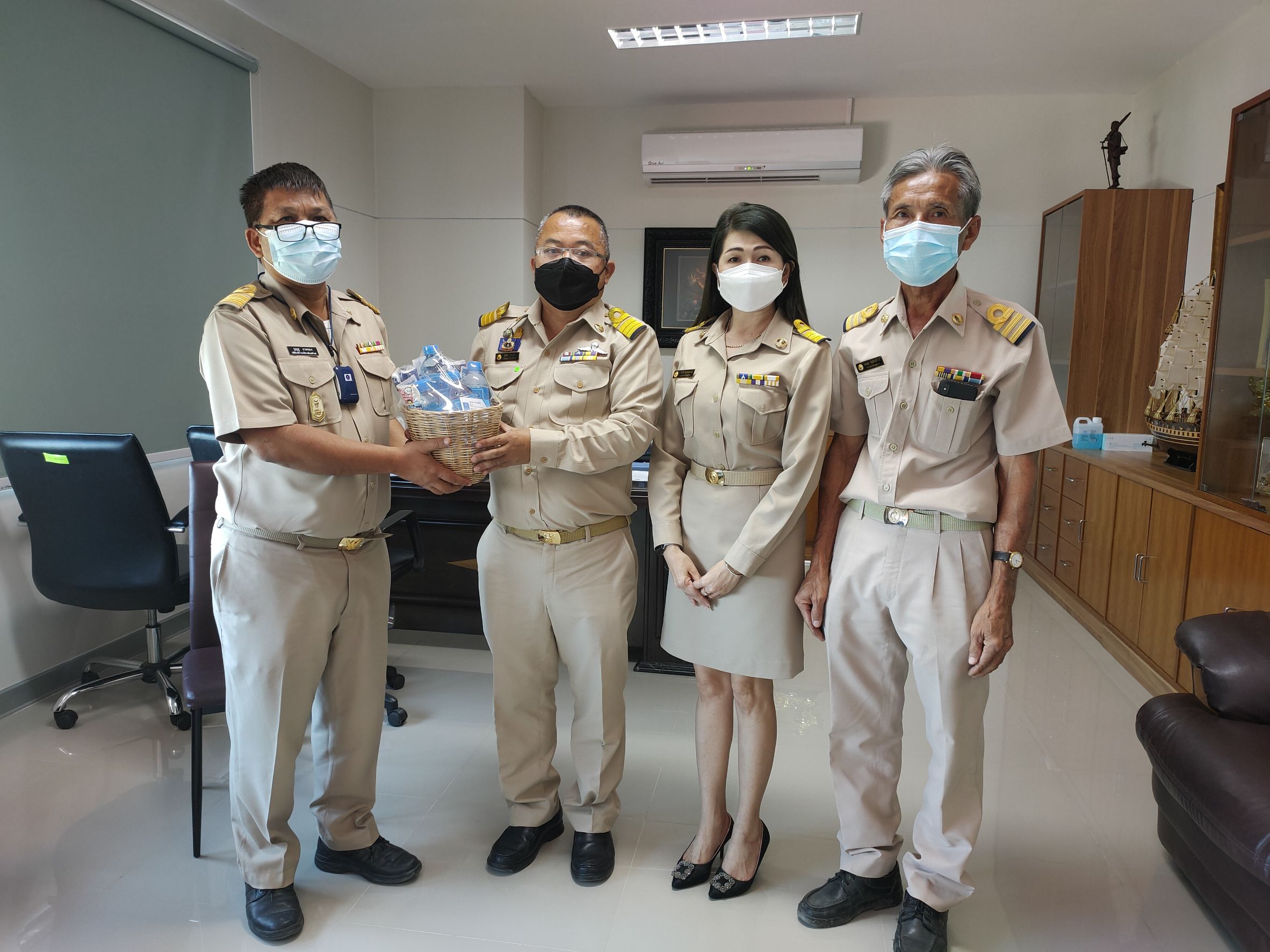 กปภ.สาขาสมุทรสาคร เข้าพบปลัดองค์การบริหารส่วนตำบลพันท้ายนรสิงห์ เพื่อการทำงานแบบบูรณาการร่วมกัน
