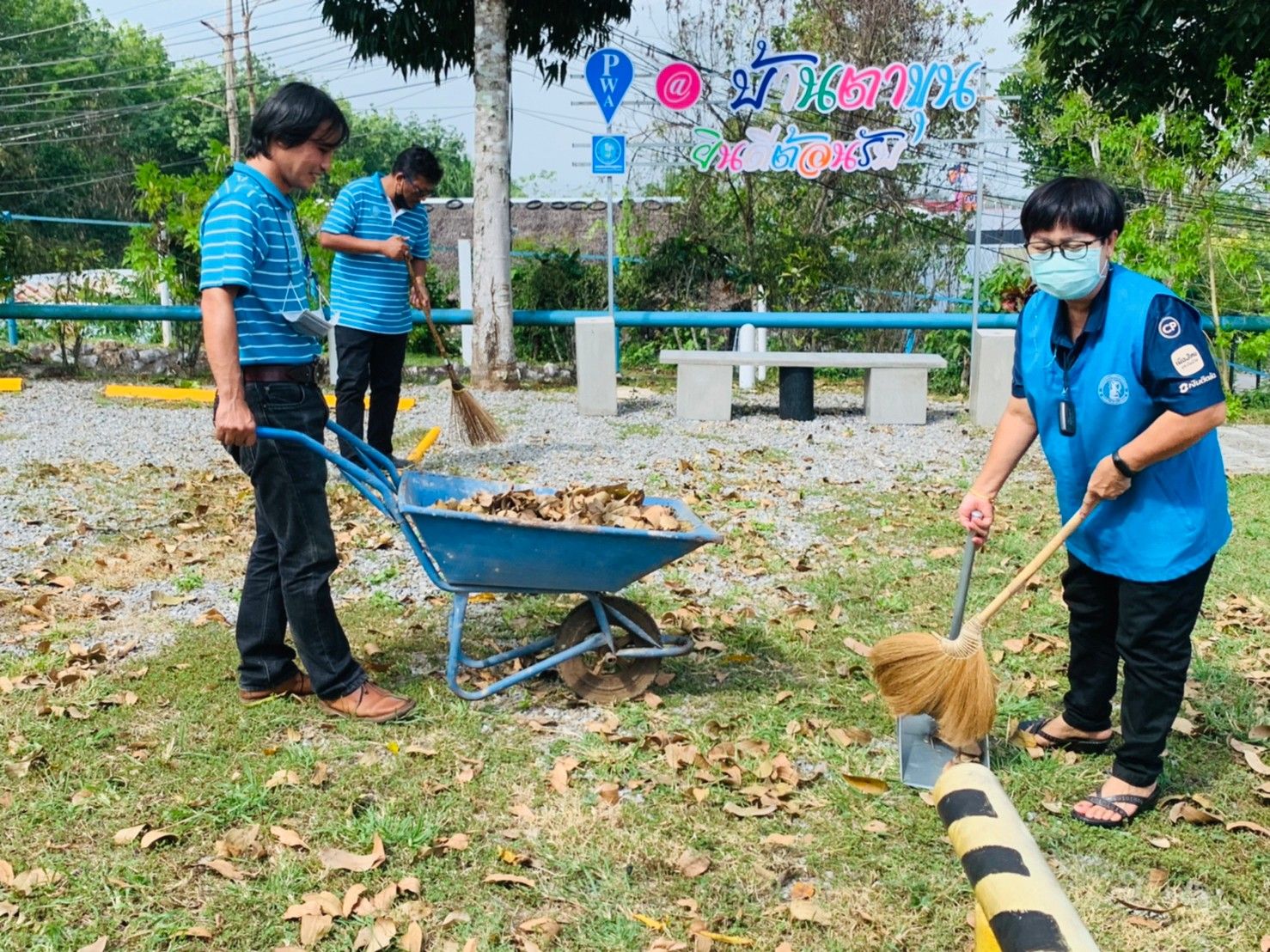 กปภ.สาขาบ้านตาขุน ดำเนินกิจกรรม 5 ส. Big Cleaning Day ครั้งที่ 1/2565
