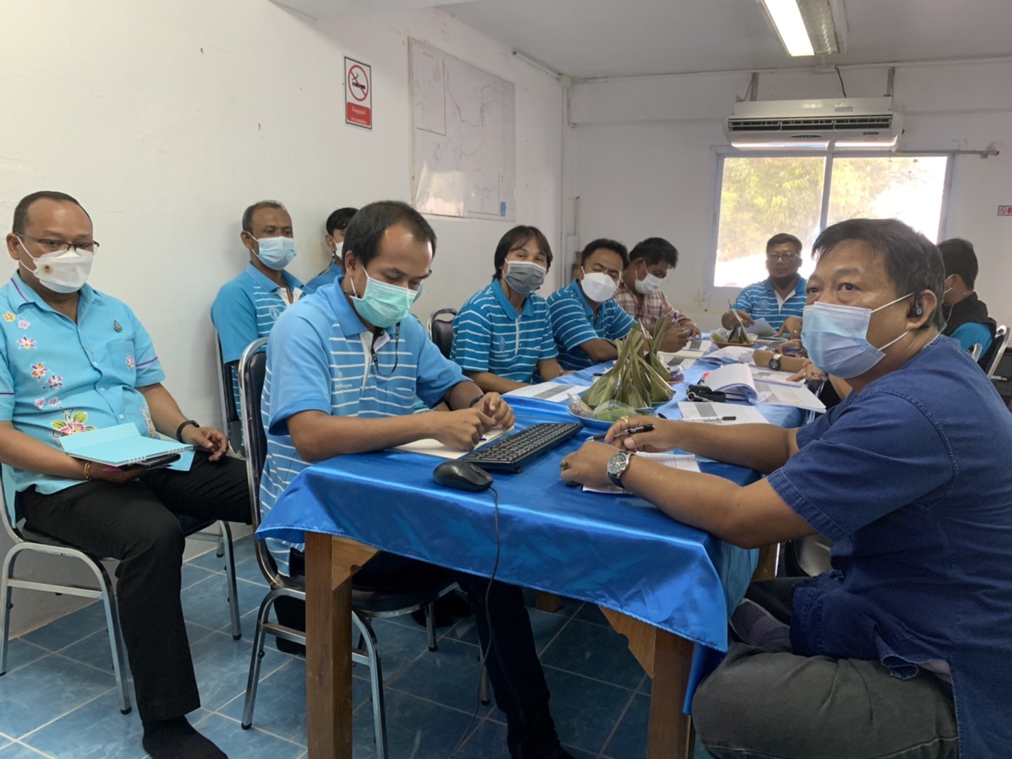 กปภ.สาขาบ้านตาขุน ดำเนินการจัดประชุม โครงการจัดการน้ำสะอาด WSP ครั้งที่ 3/2565