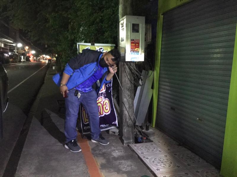กปภ.สาขาศีขรภูมิลงพื้นที่เดินสำรวจหาท่อแตกท่อรั่วตามแผนปฏิบัติการลดน้ำสูญเสียในพื้นที่อำเภอศีขรภูมิ