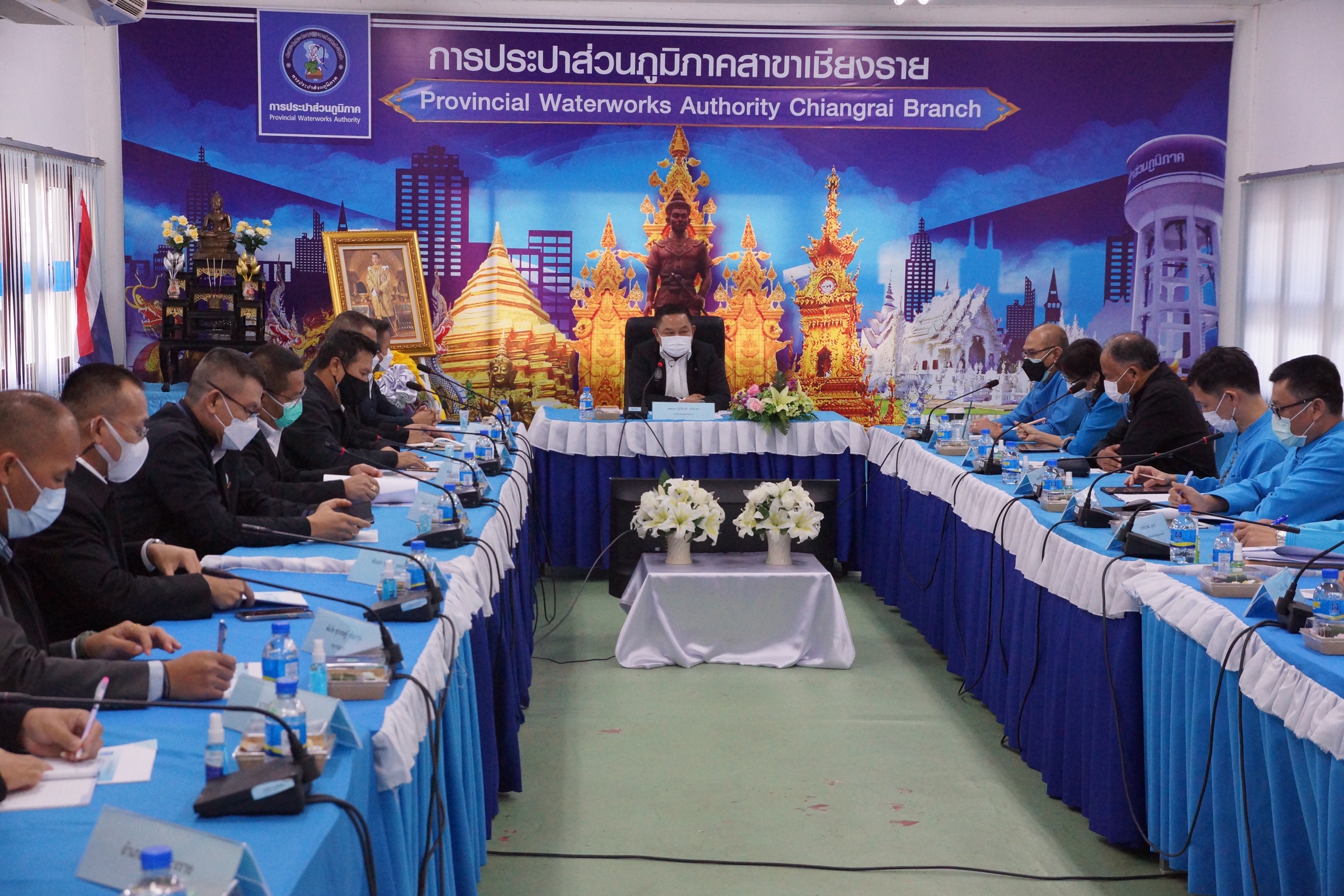 พลเอก กู้เกียรติ ศรีนาคา กรรมการ กปภ. เข้าตรวจเยี่ยม กปภ.สาขาเชียงราย