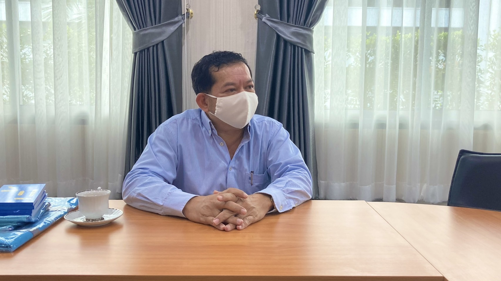 กปภ.สาขาสมุทรสงคราม เข้าพบนายกองค์การบริหารส่วนจังหวัดสมุทรสงคราม เพื่อรายงานตัวเนื่องในโอกาสที่ย้ายมาดำรงตำแหน่งใหม่