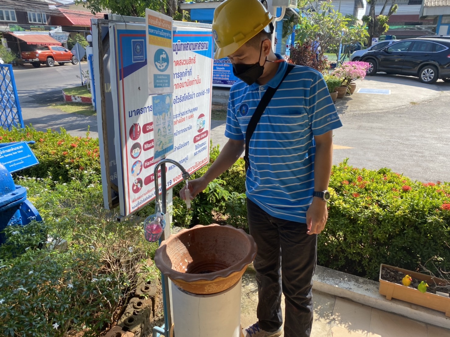 กปภ.สาขามหาสารคาม ตรวจสอบและเฝ้าระวังคุณภาพน้ำในระบบจำหน่ายตามโครงการน้ำประปาดื่มได้