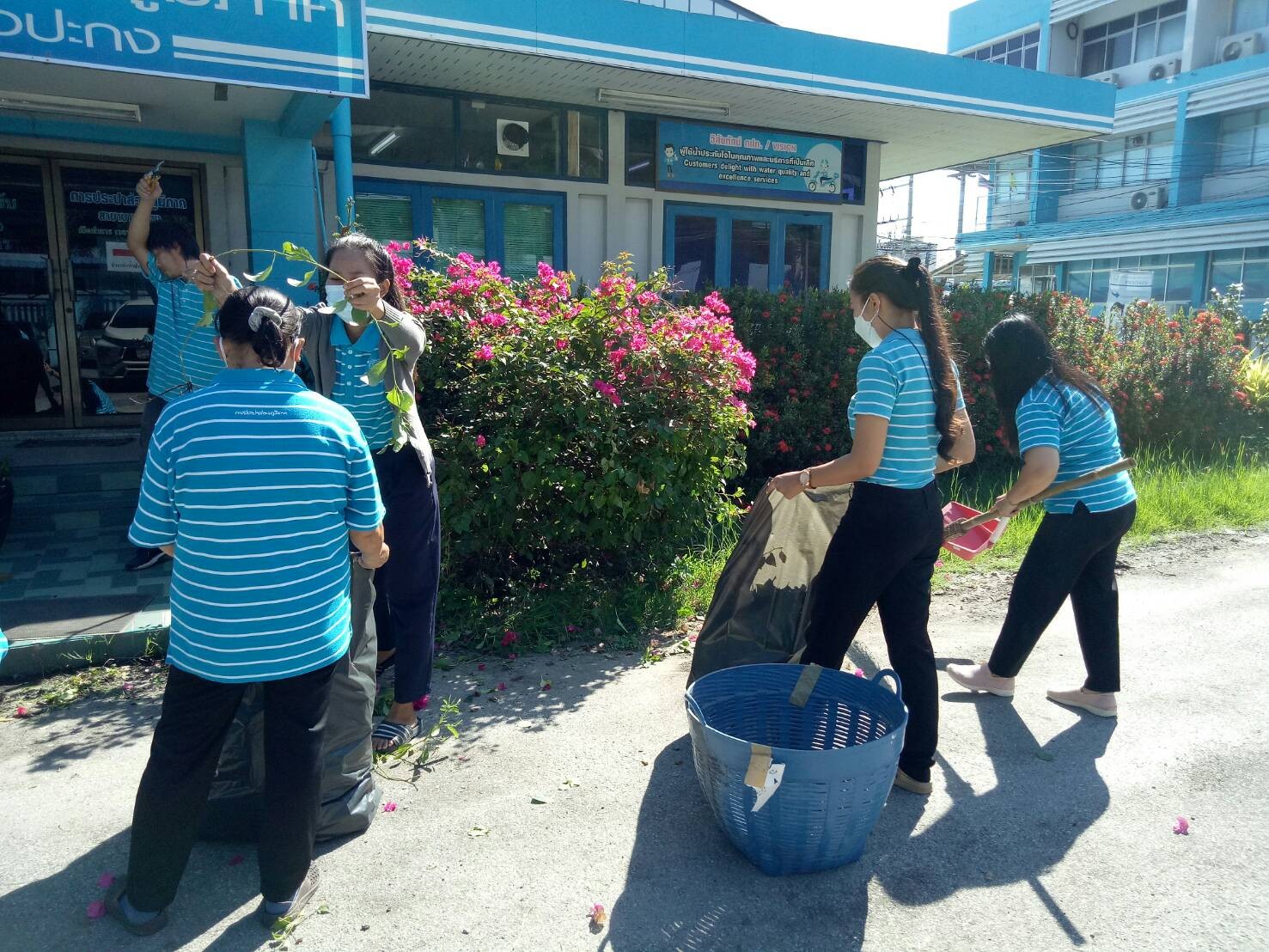 การประปาส่วนภูมิภาคสาขาบางปะกง จัดกิจกรรม "Big Cleaning Day"