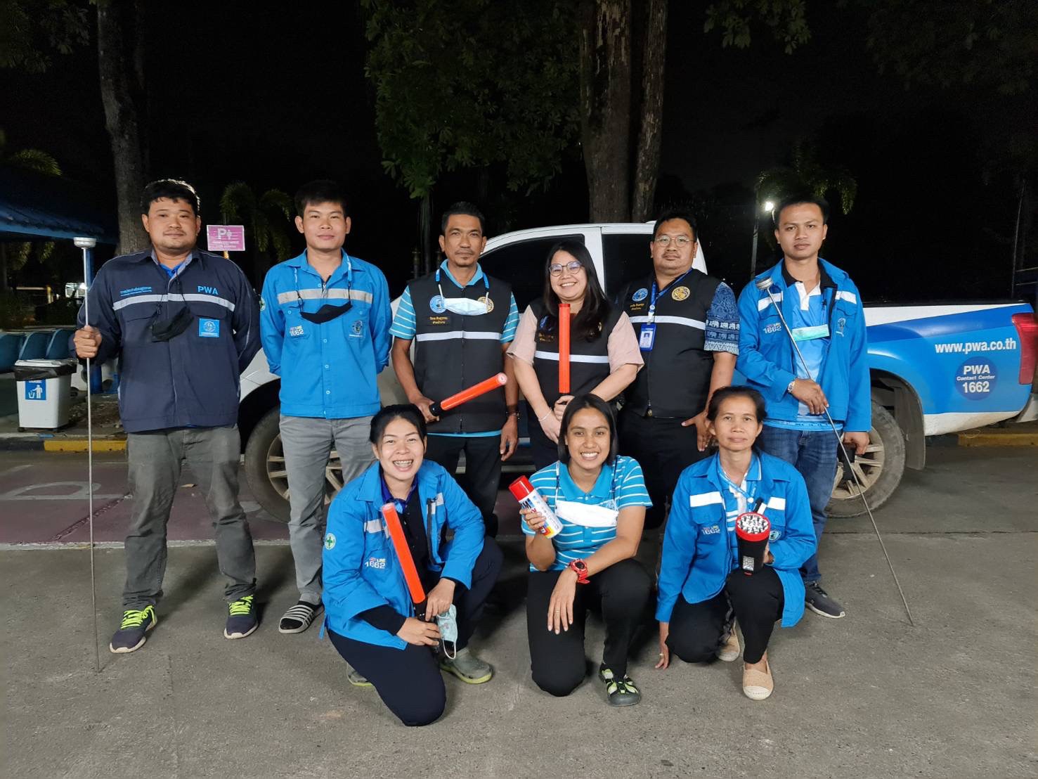 การประปาส่วนภูมิภาคสาขาชัยบาดาล ลงพื้นที่ตรวจสอบหาท่อแตกรั่วเพื่อลดอัตราการเกิดน้ำสูญเสีย ตามแผนบริหารจัดการน้ำสูญเสียเชิงรุก