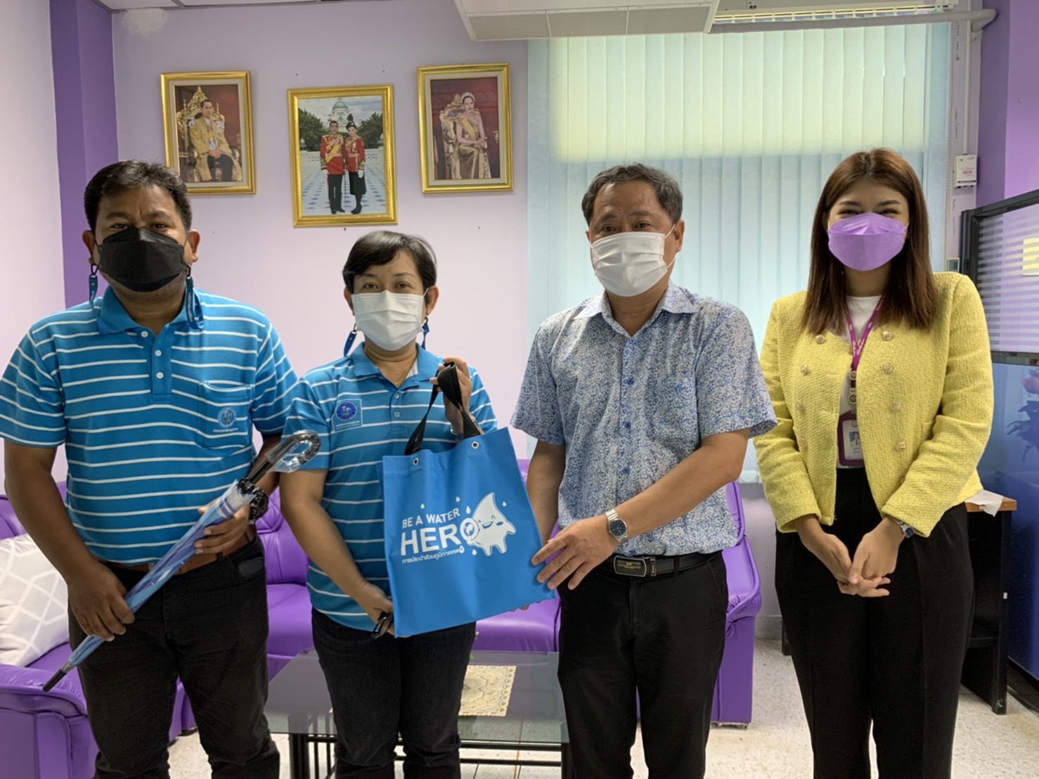 กปภ.สาขาอ่าวลึก ลงพื้นที่พบปะผู้ใช้น้ำรายใหญ่ ภายใต้กิจกรรมมุ่งมั่นเพื่อปวงชน เติมใจให้กัน ครั้งที่ 1/2565