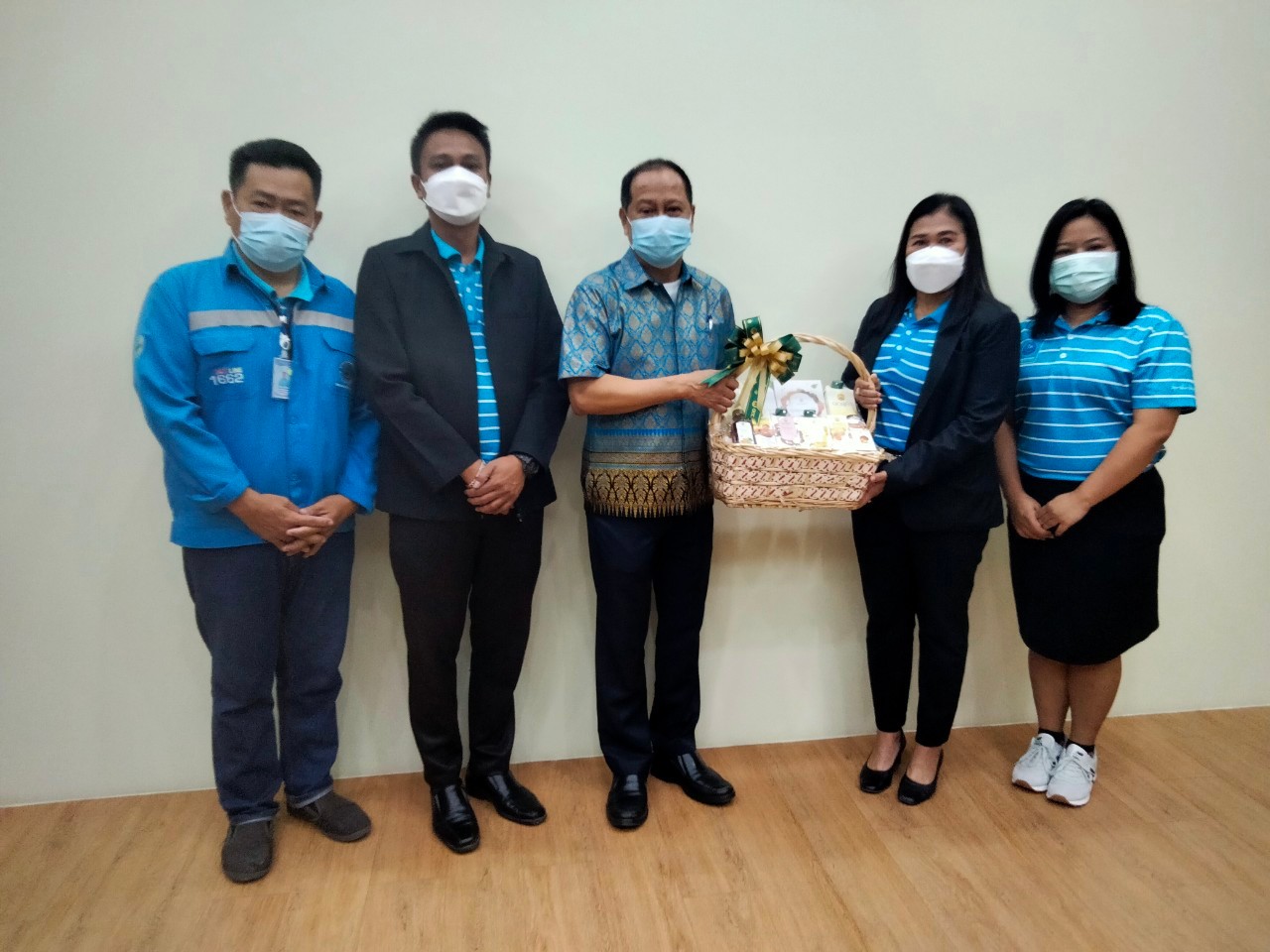 กปภ.สาขากาญจนบุรี สวัสดีปีใหม่หน่วยงานราชการและรัฐวิสาหกิจ