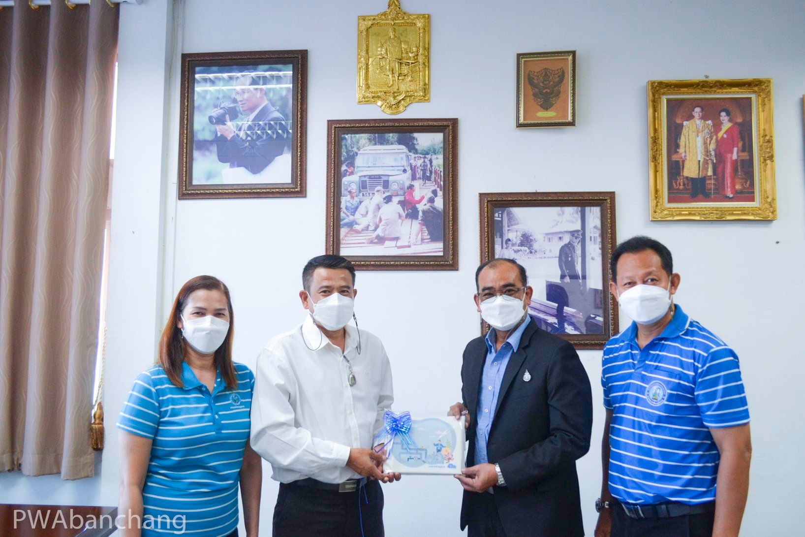 สาขาบ้านฉาง เข้าสวัสดีปีใหม่นายอำเภอ และ ผกก.สภ.บ้านฉาง
