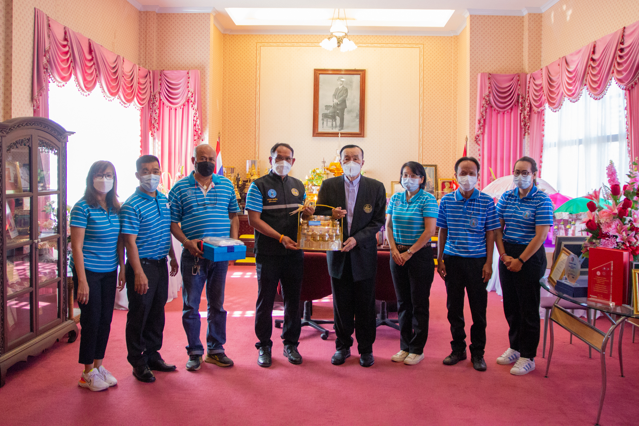 การประปาส่วนภูมิภาคสาขาตราดเข้าพบท่านนายกองค์การบริหารส่วนจังหวัดตราด เนื่องในโอกาสวันขึ้นปีใหม่ พ.ศ. 2565