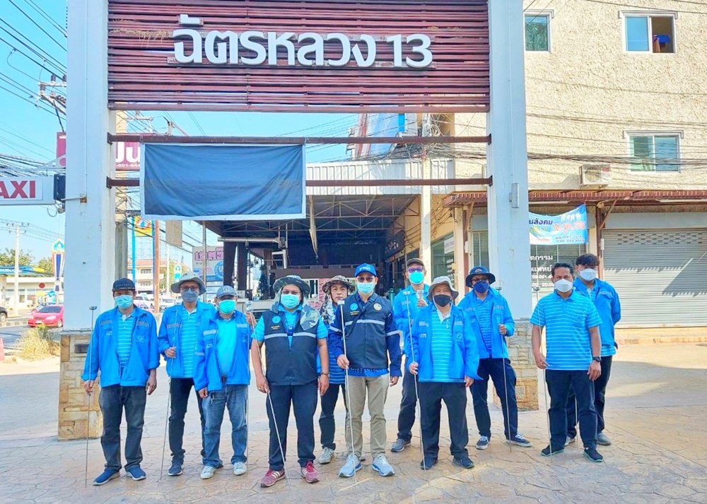 กปภ.สาขาปทุมธานีลงพื้นที่ตรวจสอบหาท่อแตกเพื่อลดน้ำสูญเสีย