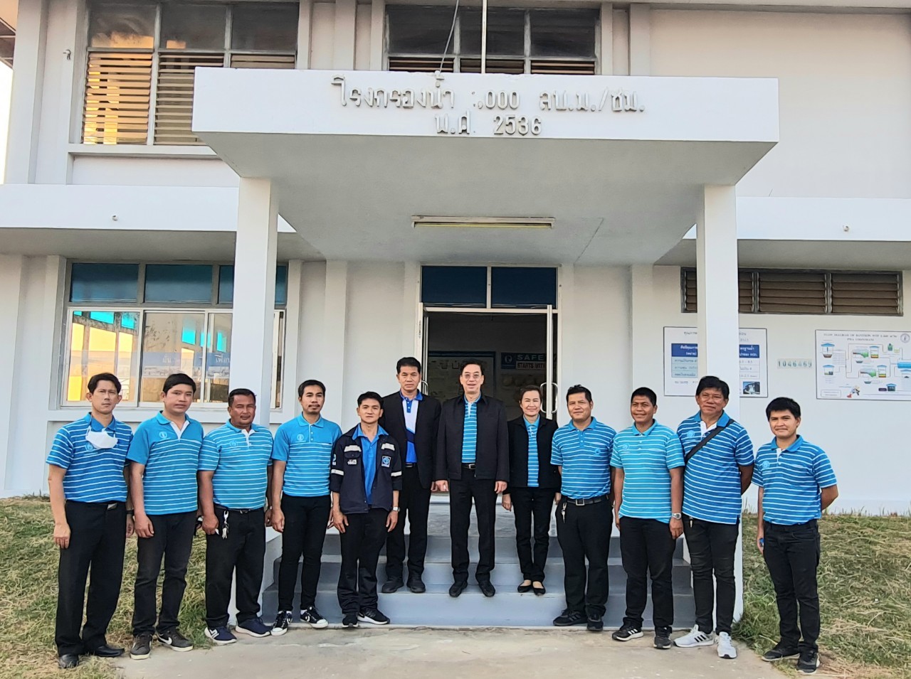รองผู้ว่าการ (ปฏิบัติการ2) เยี่ยม กปภ.สาขาอุดรธานี ดูระบบพลังงานทดแทน Solar Rooftop