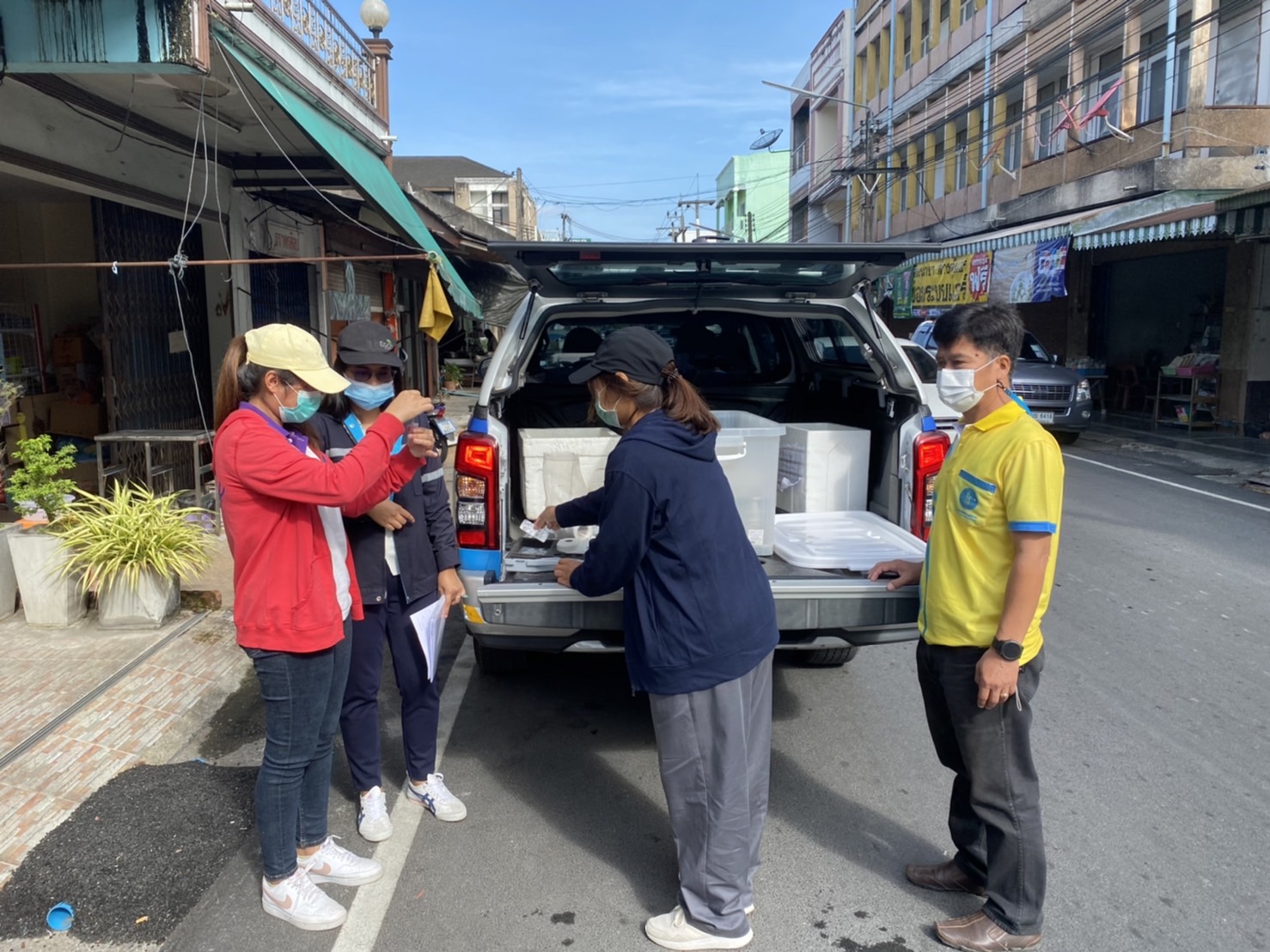 การประปาส่วนภูมิภาคสาขาจันดี ออกตรวจวัดคุณภาพน้ำตามโครงการ กปภ.เช็คชัวร์